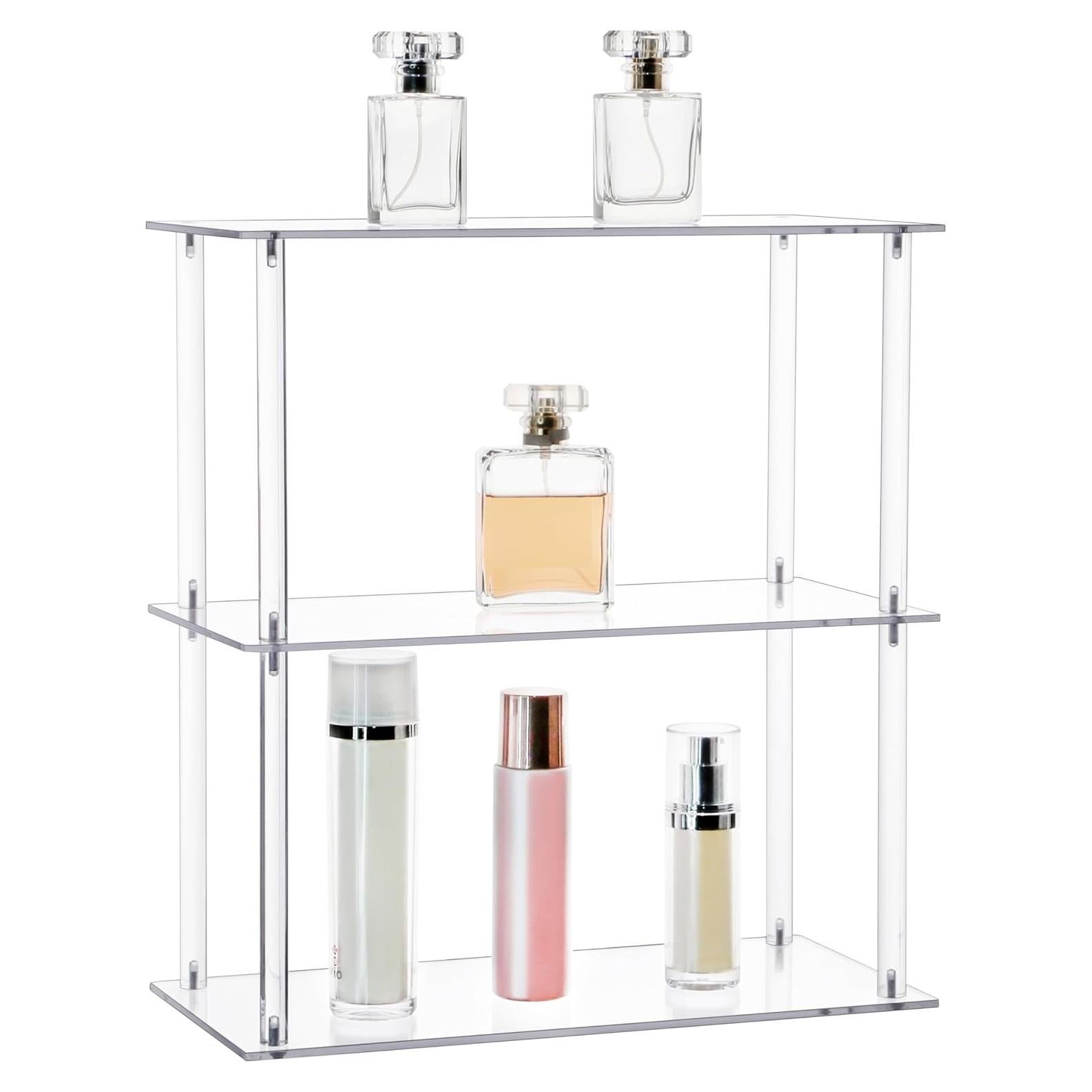 Soporte Organizador de Cosméticos Jusalpha 3 Niveles Acrílico