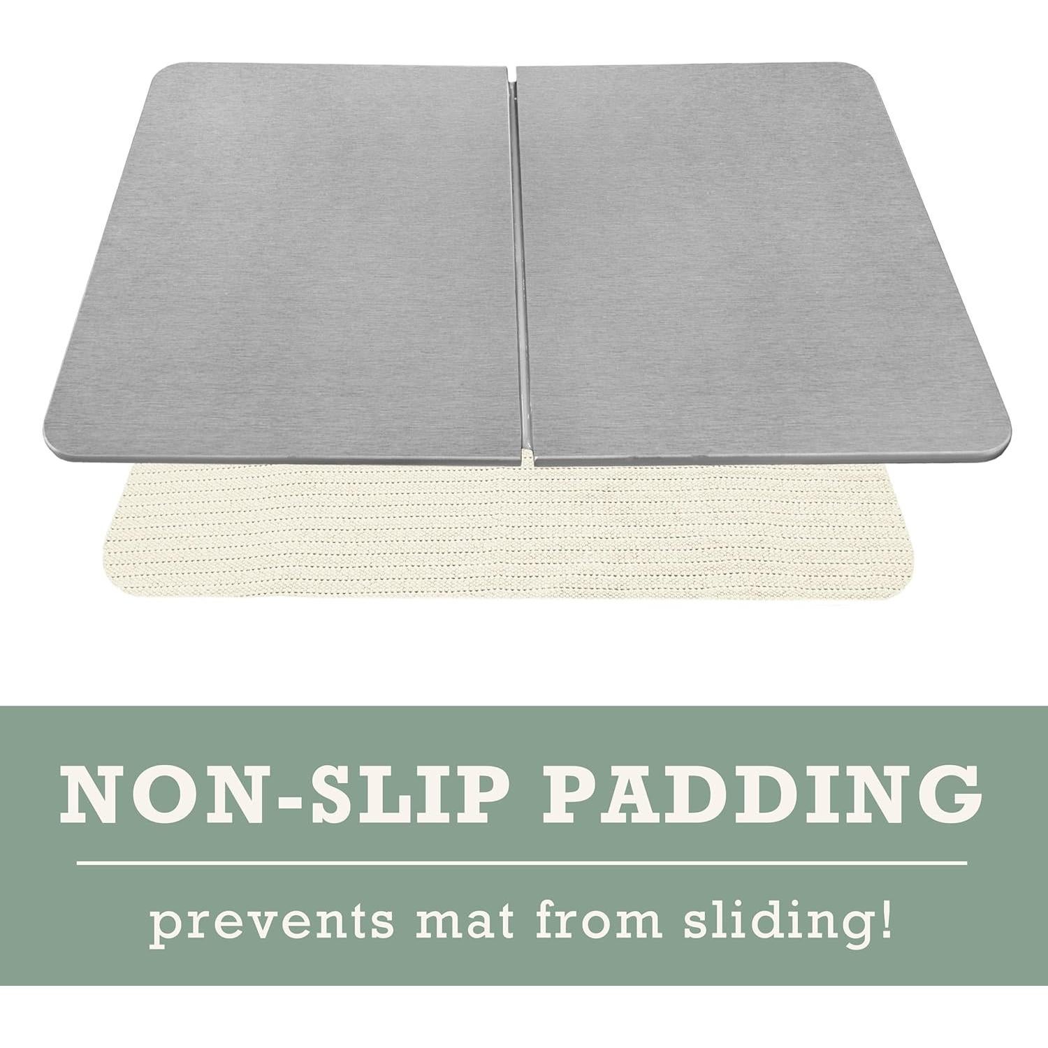 Alfombra de Baño Diatomácea Inspired Living - Antideslizante, Grande, Gris