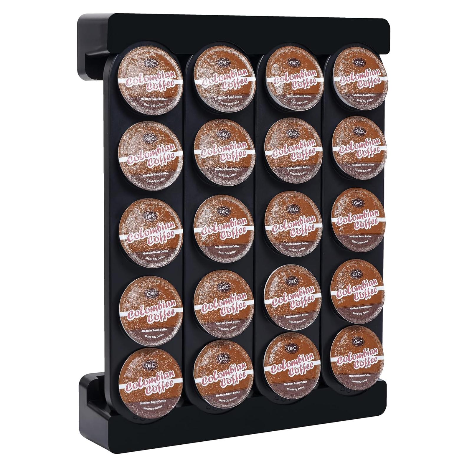 Soporte de Cápsulas de Café K Cup JMBTLUS Negro 20 Unidades