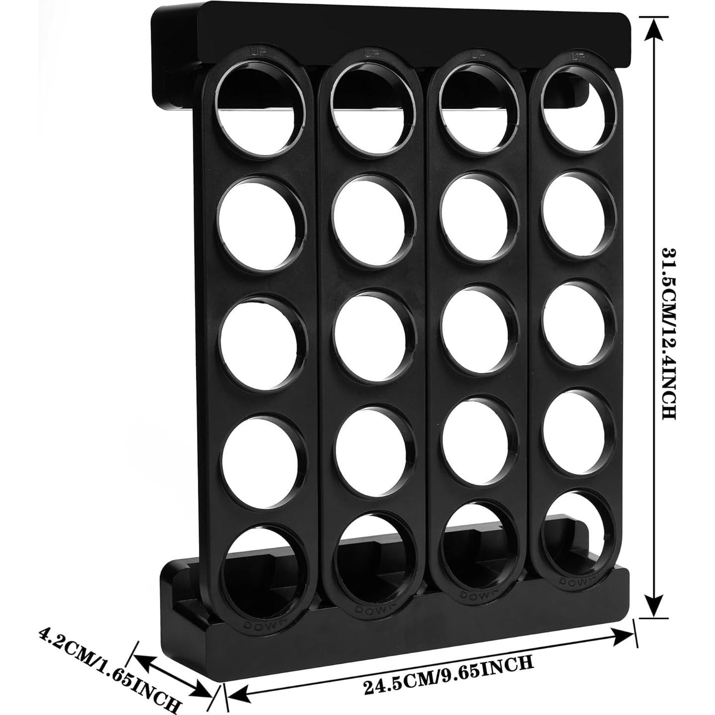 Soporte de Cápsulas de Café K Cup JMBTLUS Negro 20 Unidades