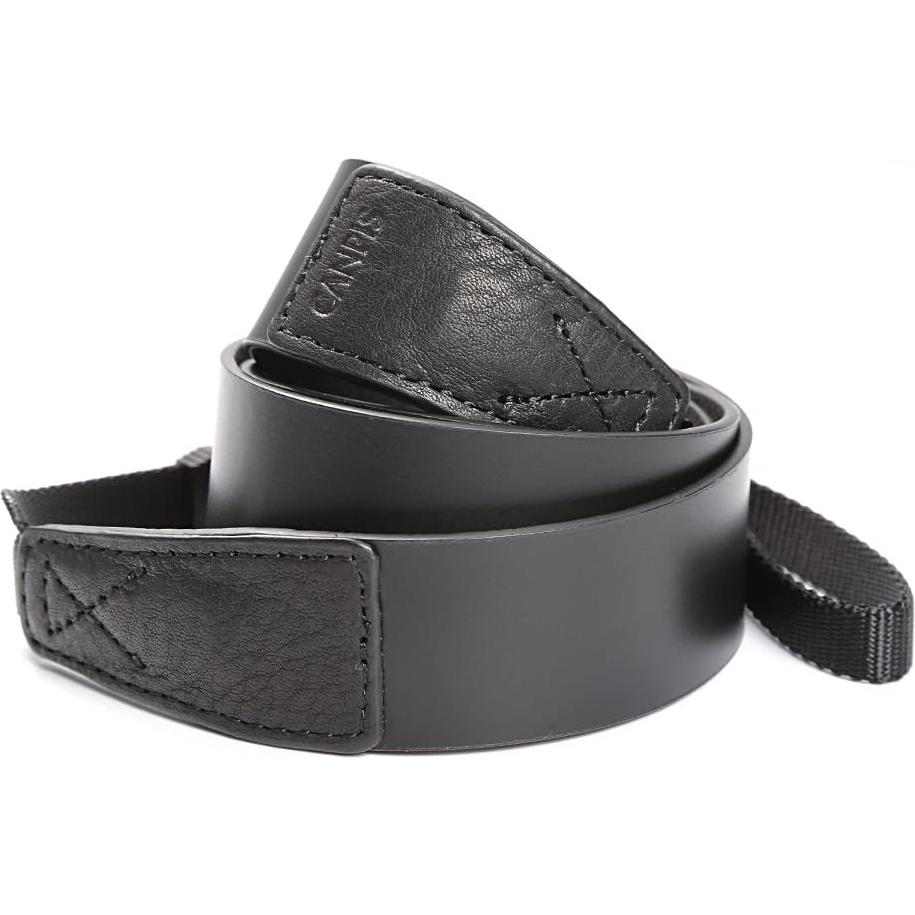 Correa de Hombro para Cámara CANPIS de Cuero Negro