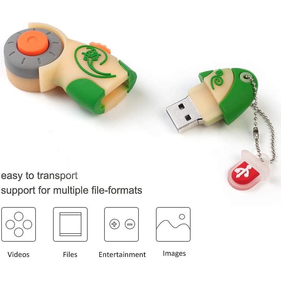 Unidad Flash USB 16GB Leizhan Cortador Rotatorio Colorido