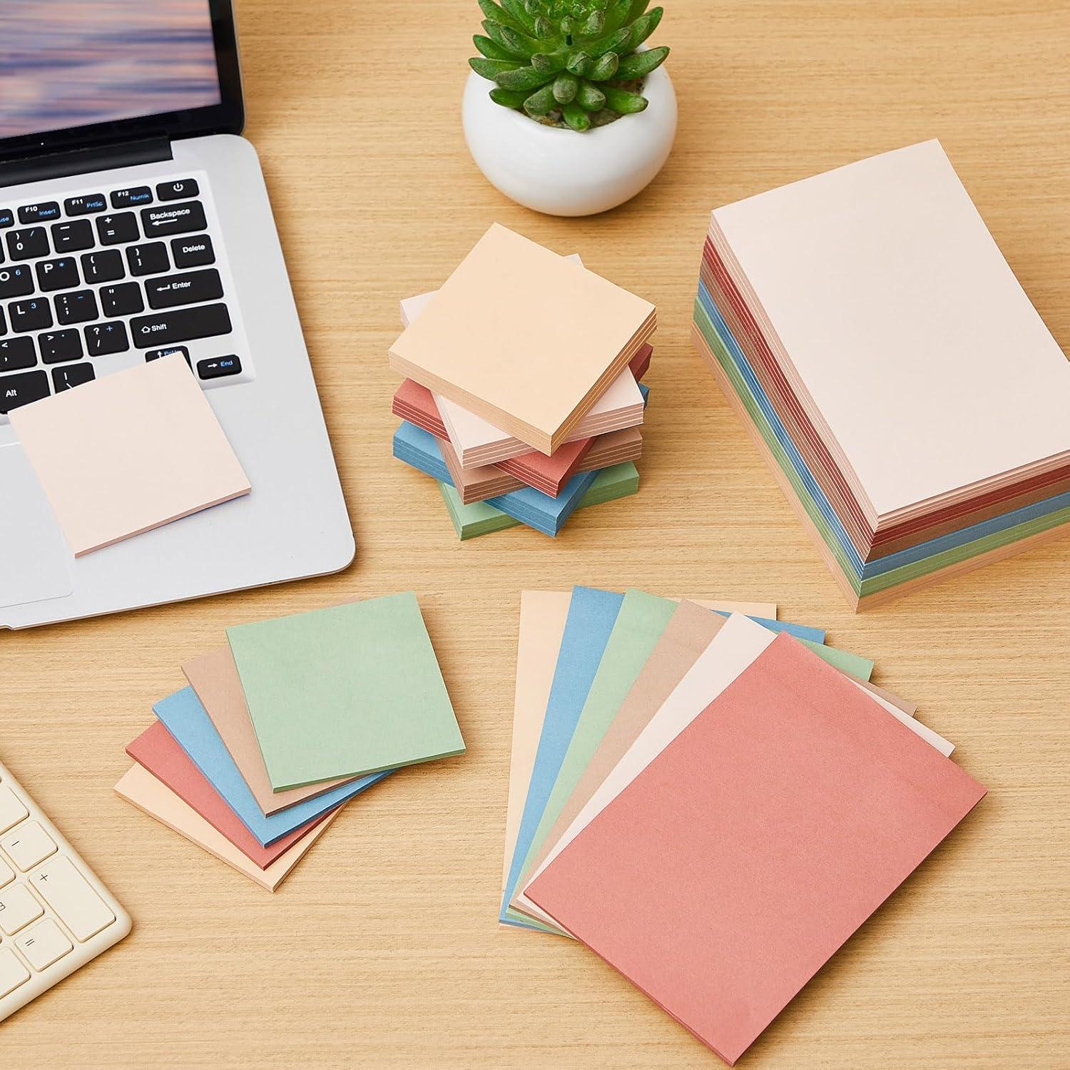 Paquete de 60 Notas Adhesivas Weekgrat Multicolor 1800 Hojas