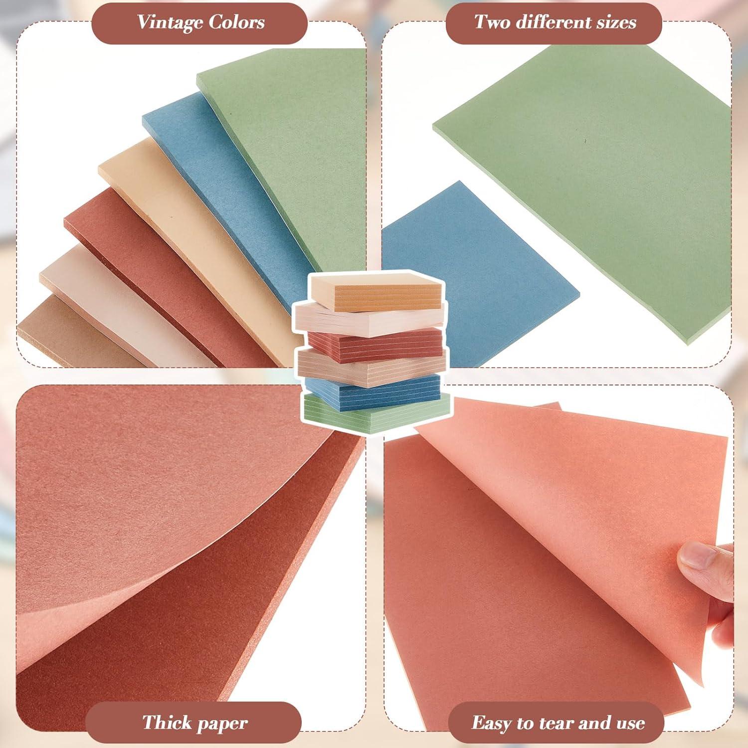 Paquete de 60 Notas Adhesivas Weekgrat Multicolor 1800 Hojas