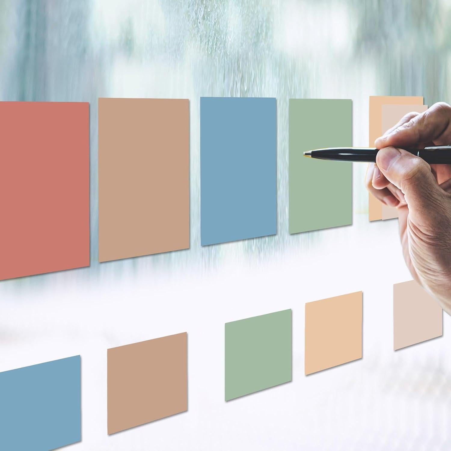 Paquete de 60 Notas Adhesivas Weekgrat Multicolor 1800 Hojas