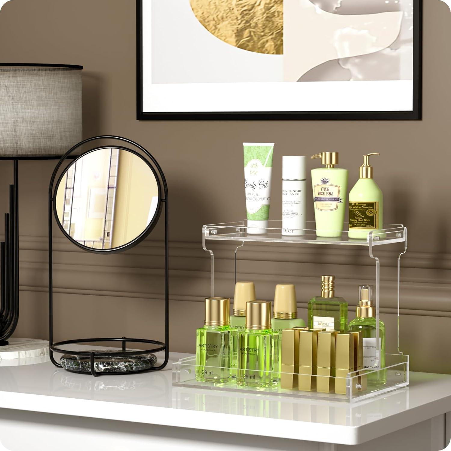 Organizador de Encimera de Baño NPPLUS 2 Niveles Acrílico