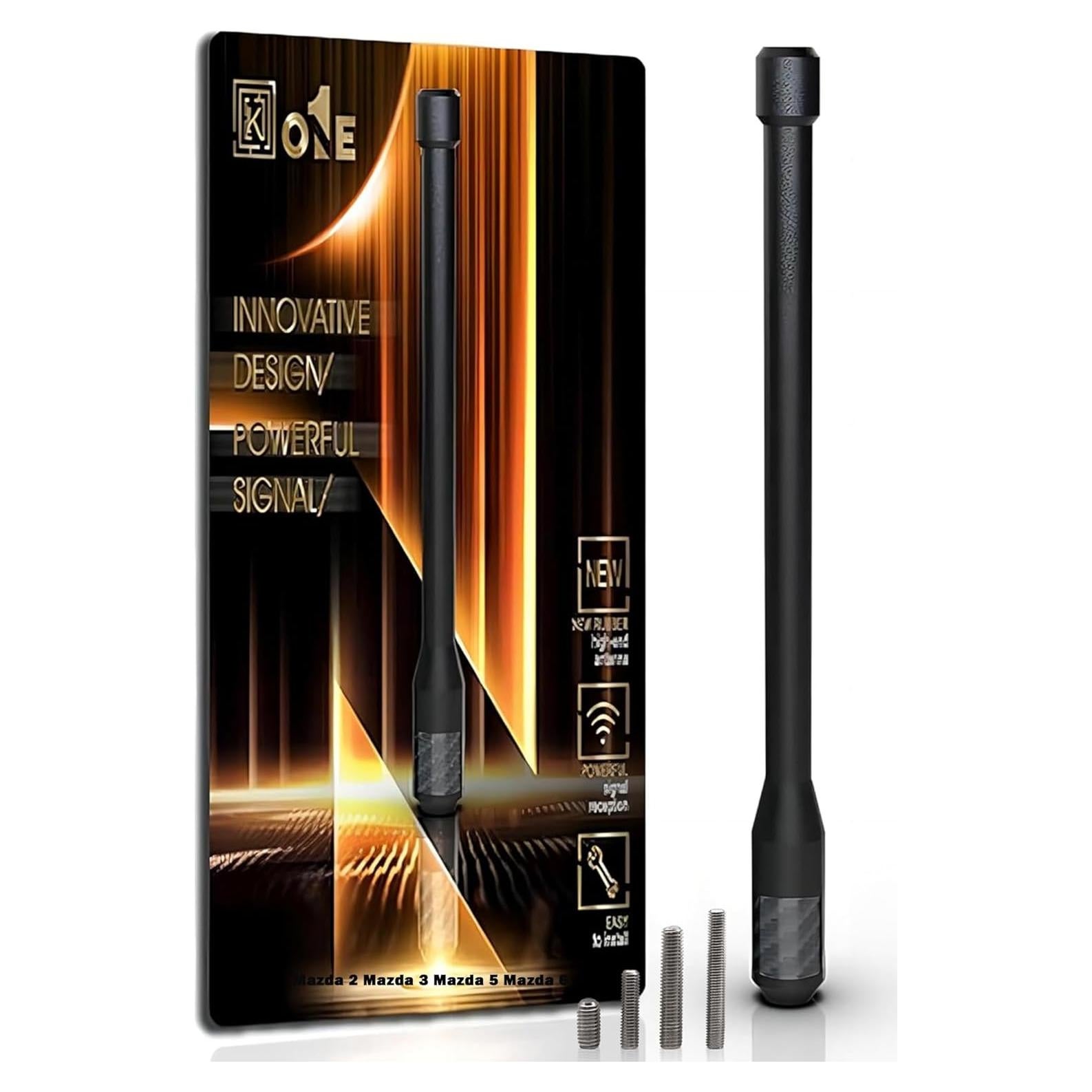 Antena de goma KEYO1E 20 cm para Mazda 2/3/5/6 - Alta calidad