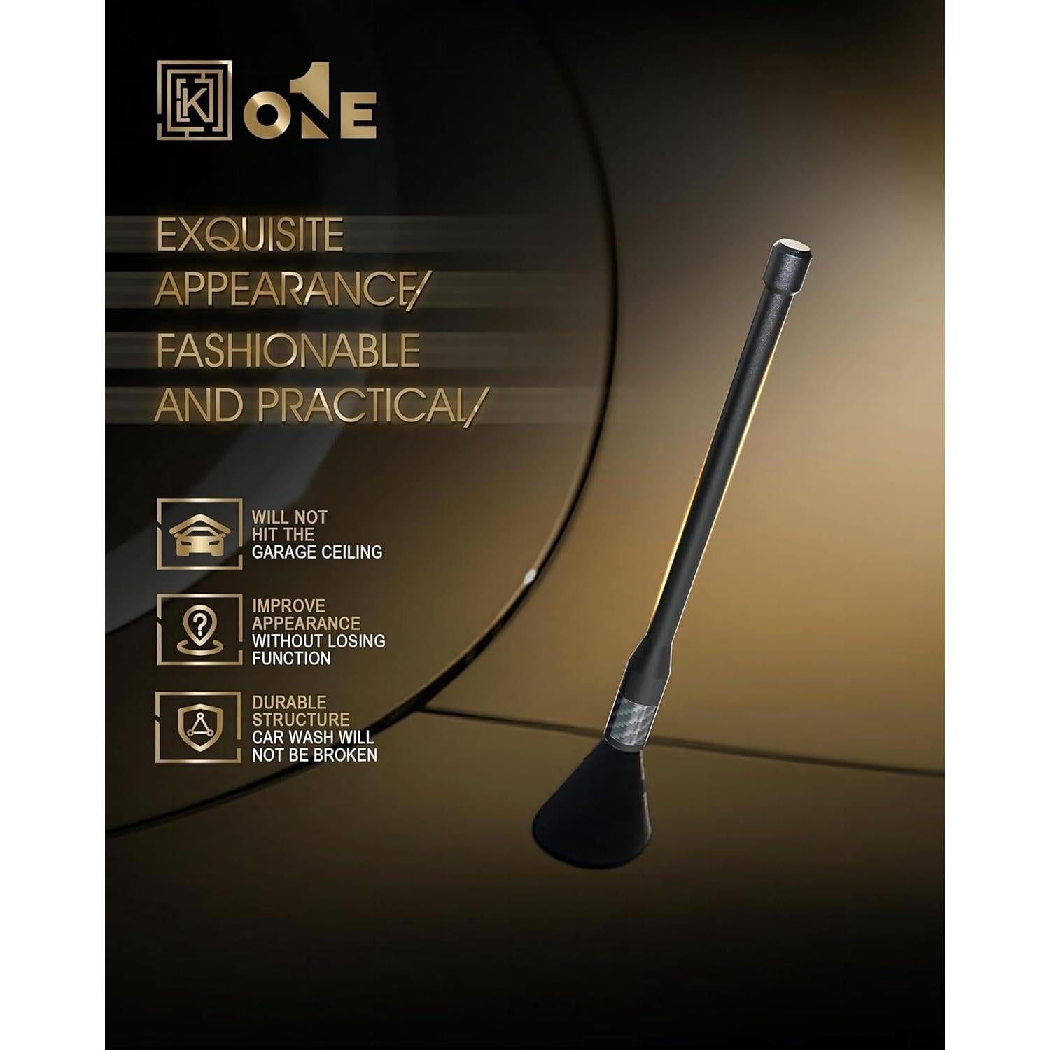 Antena de goma KEYO1E 20 cm para Mazda 2/3/5/6 - Alta calidad