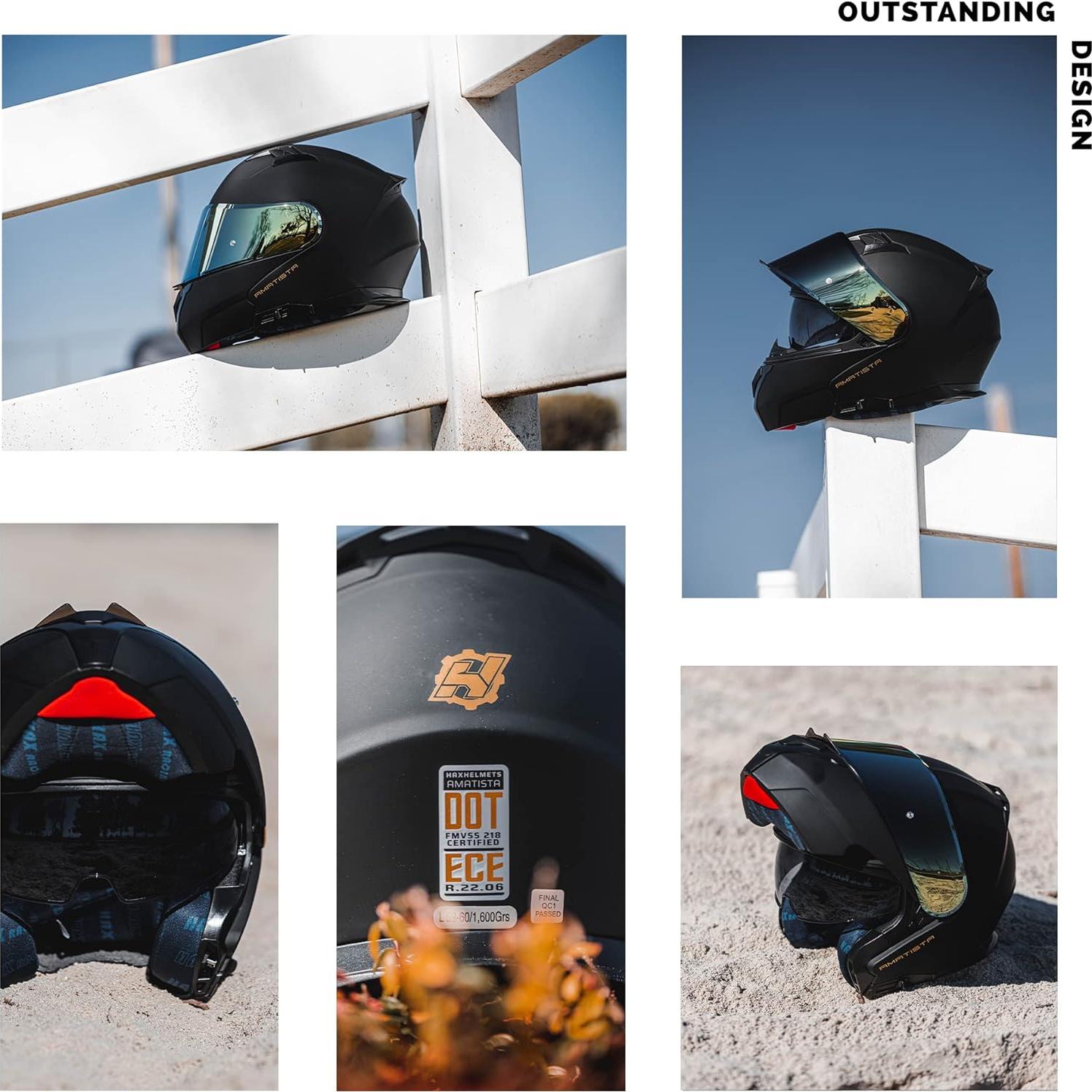 Casco HAX Modular Flip-Up Negro Mate XXL - Ligero y Seguro