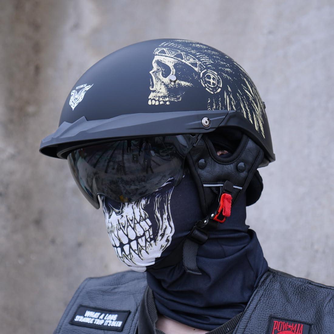 Casco VHF04 VCOROS Abierto con Visera Solar Ajustable