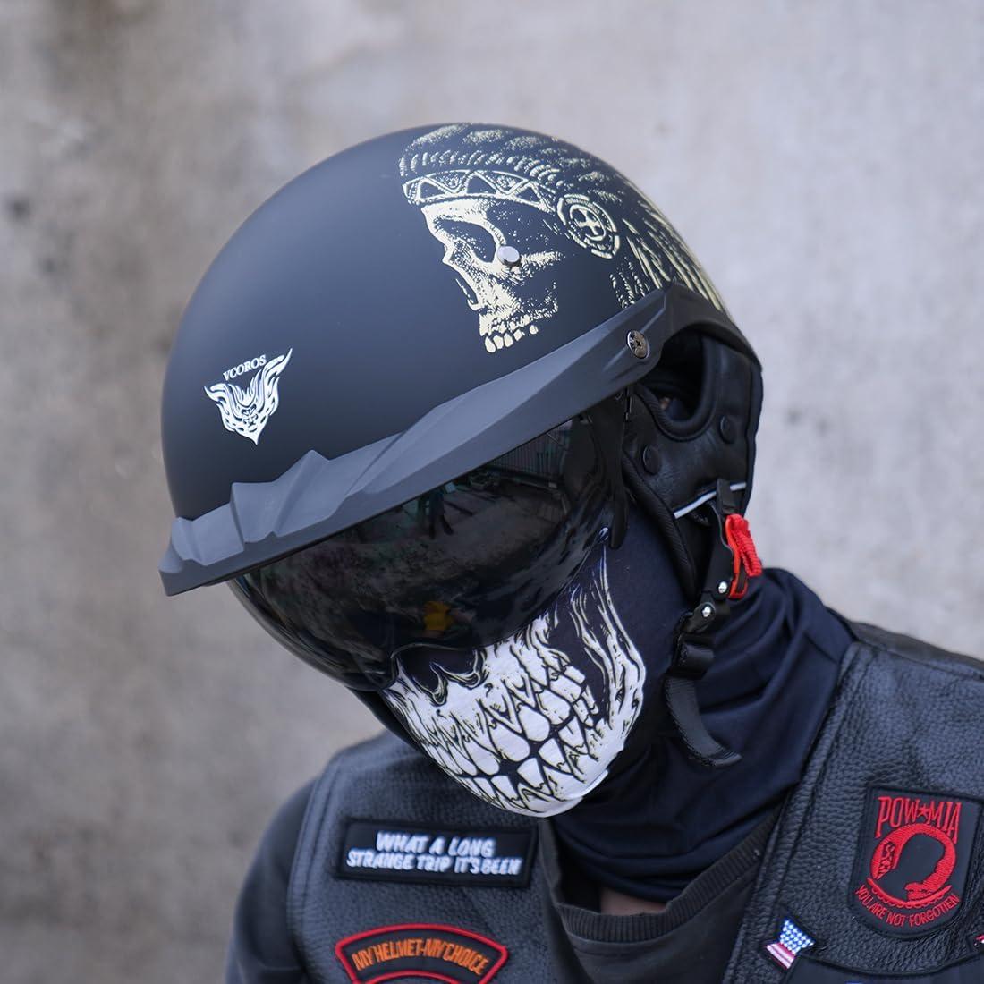 Casco VHF04 VCOROS Abierto con Visera Solar Ajustable