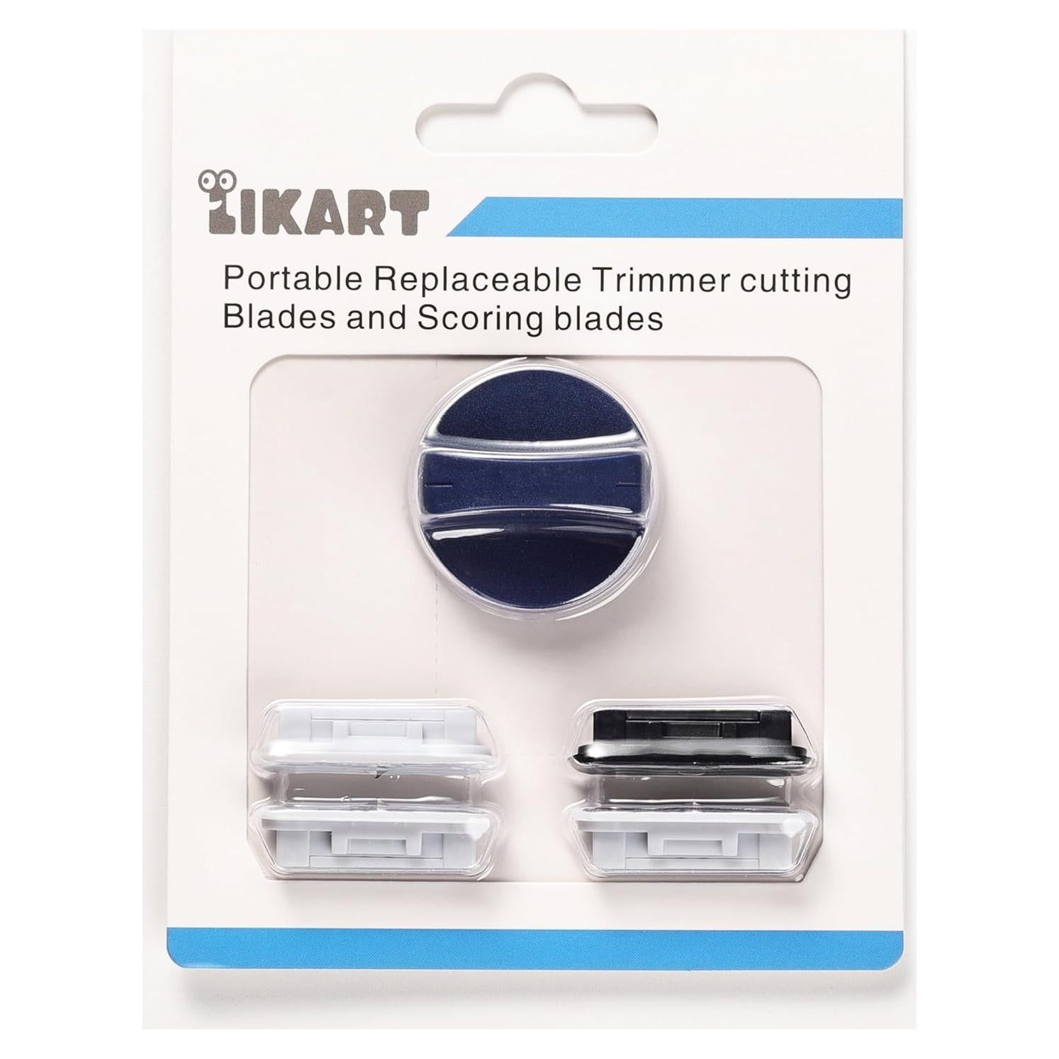 Kit de cuchillas de repuesto Likart 4 piezas azul para cortador