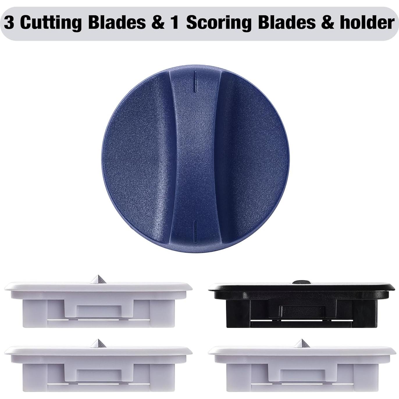 Kit de cuchillas de repuesto Likart 4 piezas azul para cortador