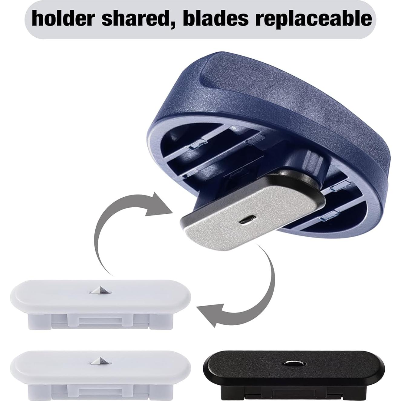 Kit de cuchillas de repuesto Likart 4 piezas azul para cortador