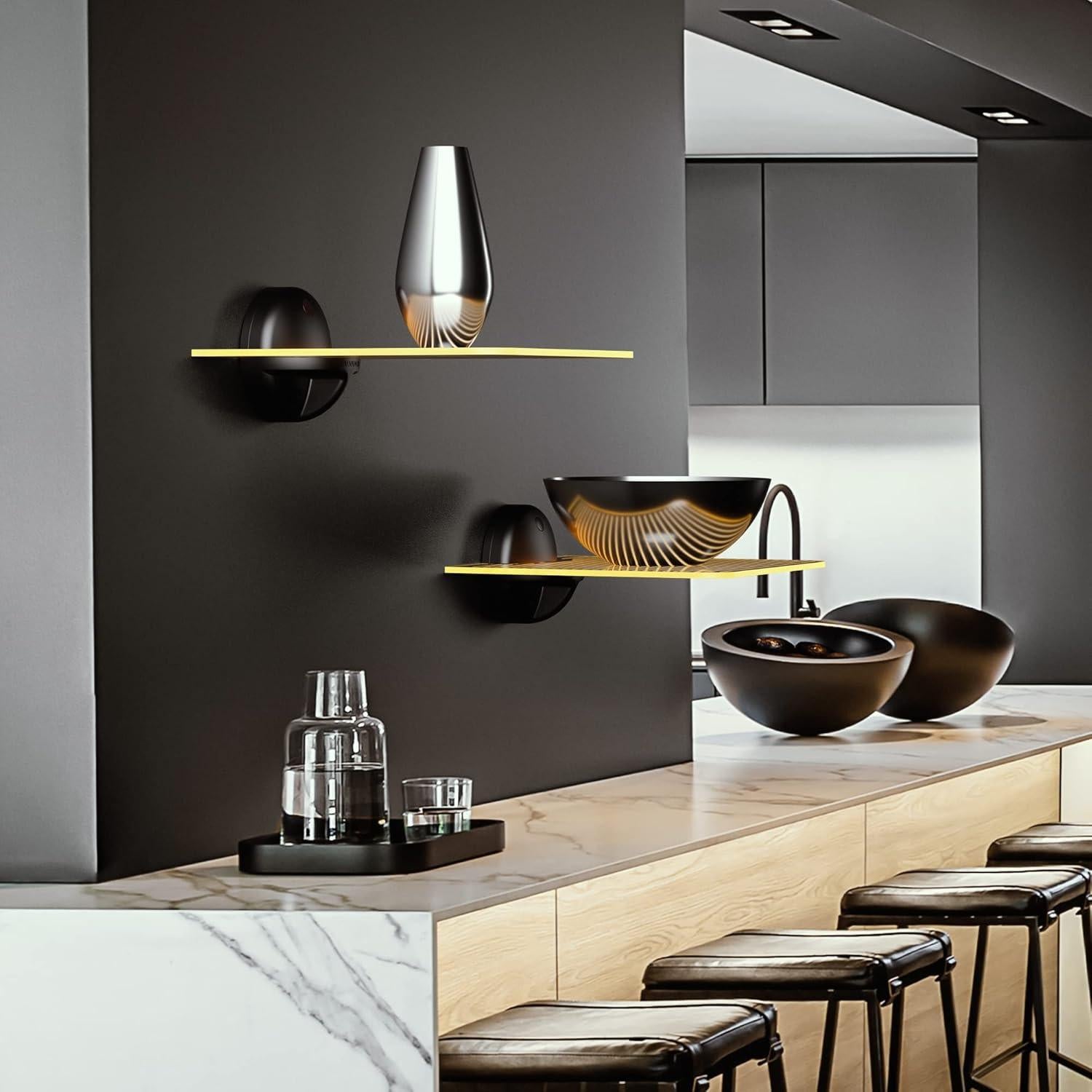 Estante de Pared LED Galvanox DSL105 Acrílico 26.7x24.9cm