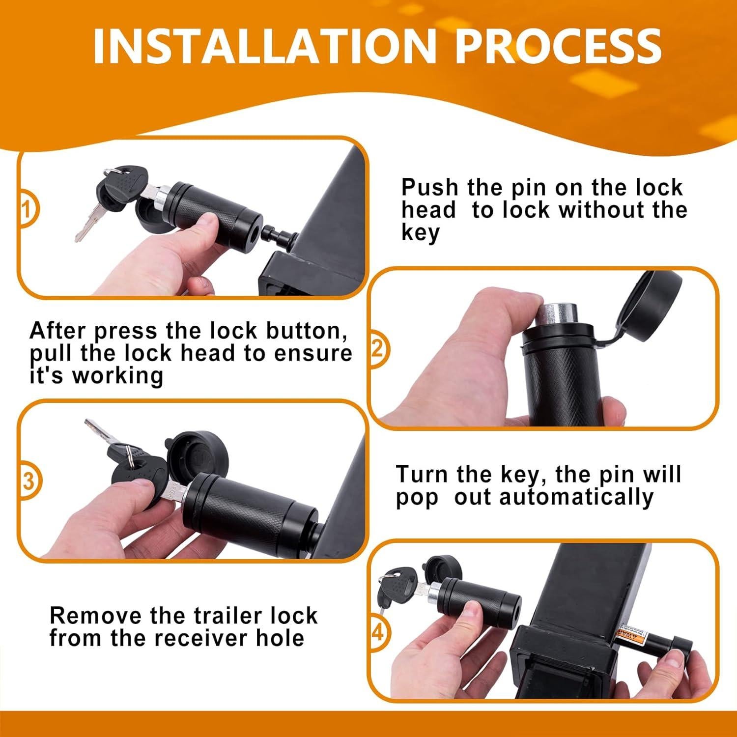 Candado de Enganche Anti-Robo META 5/8" x 8.89 cm Universal