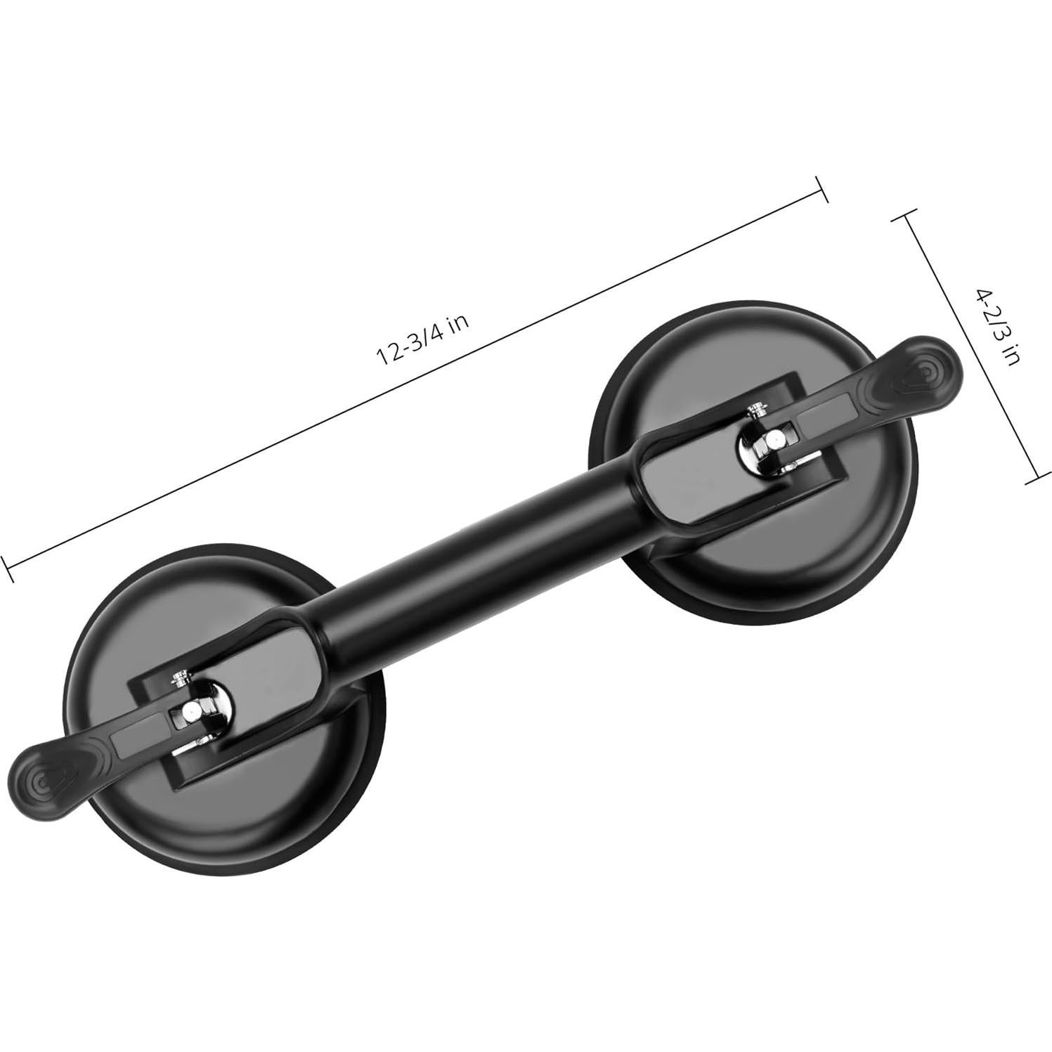 Ventosas de vidrio FCHO con mango de aluminio 11.9 cm - 90.7 kg