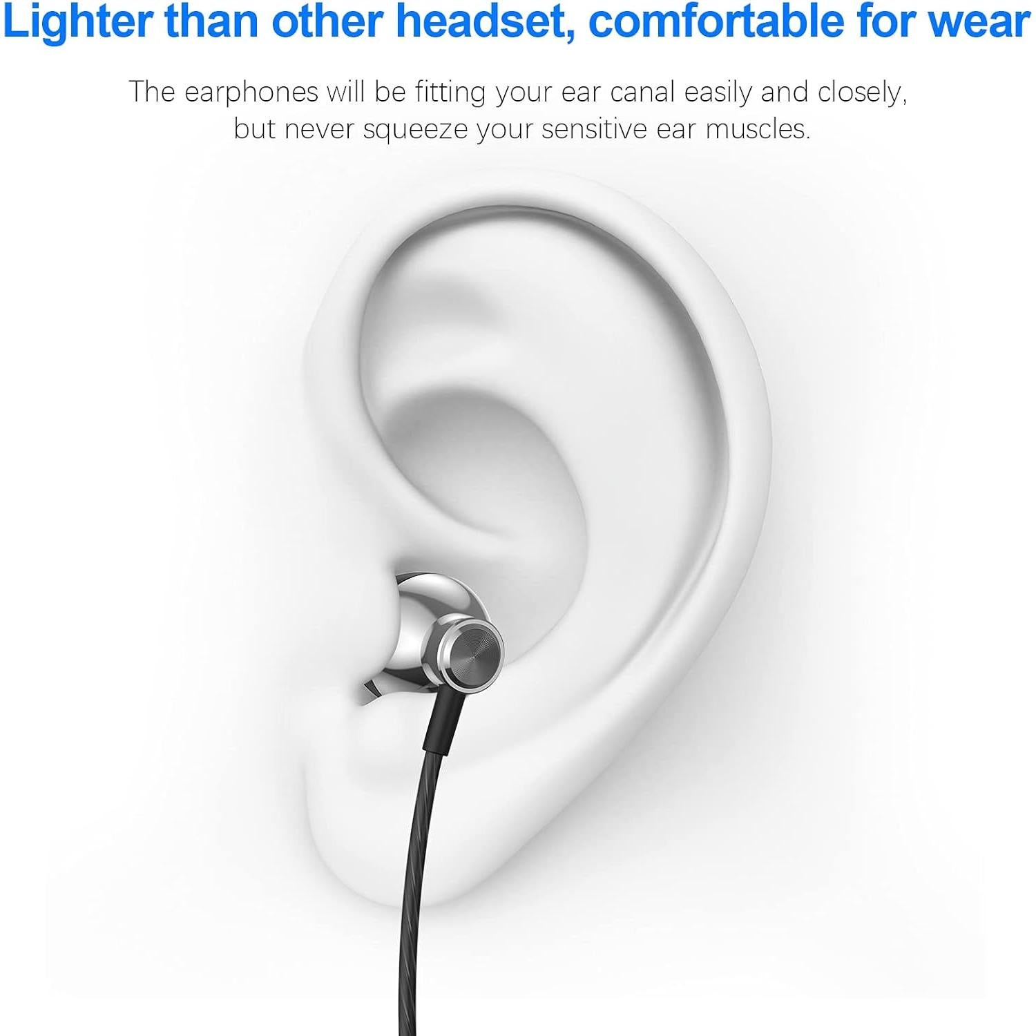 Auriculares USB ACAGET HiFi Estéreo In-Ear con Micrófono