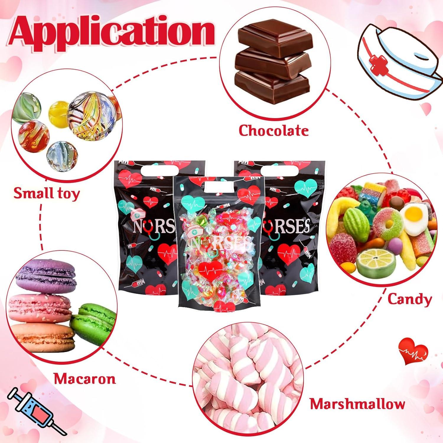 60 Bolsas de Plástico para Enfermeras - Teenyyou - 22x15.5 cm