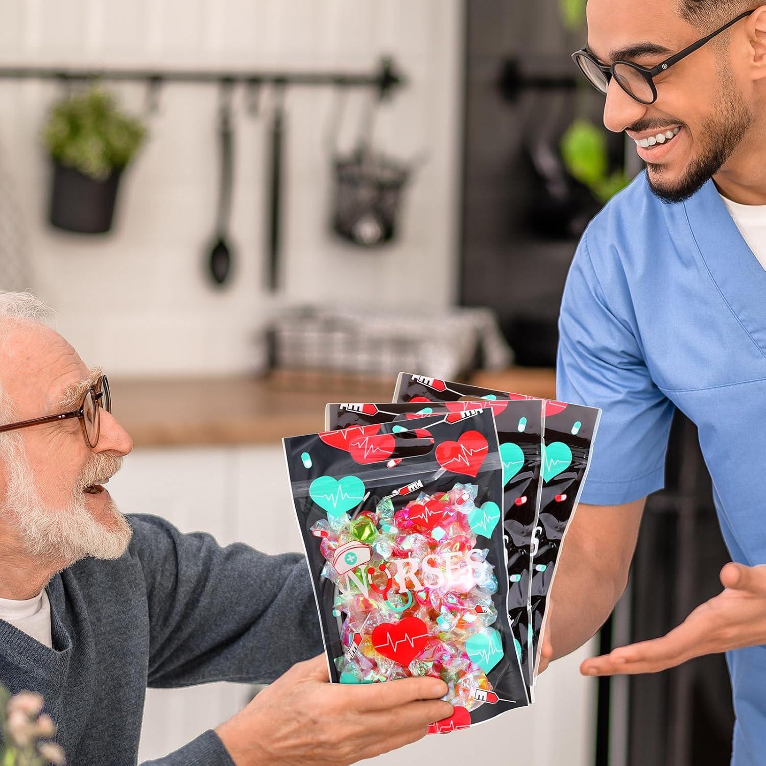 60 Bolsas de Plástico para Enfermeras - Teenyyou - 22x15.5 cm