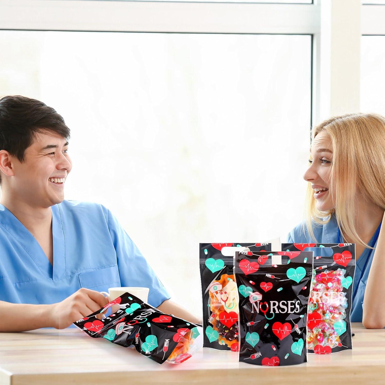 60 Bolsas de Plástico para Enfermeras - Teenyyou - 22x15.5 cm