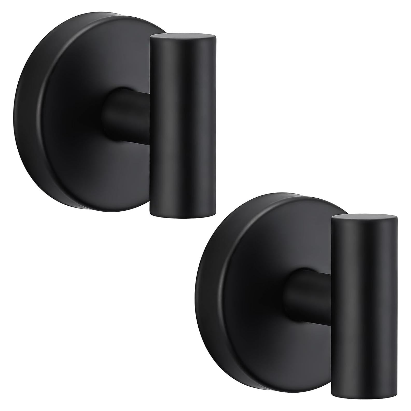 Ganchos de Ventosa Warlve 2 Unidades Negro Mate Alta Resistencia