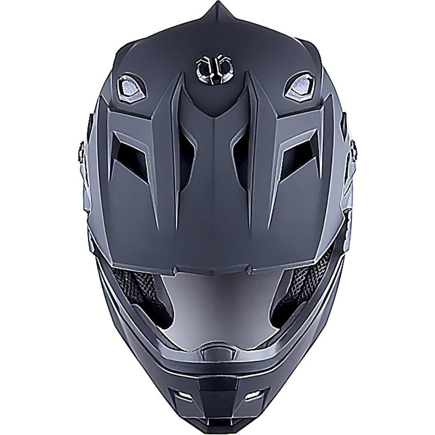 Casco Integral 1Storm HF801 Negro Mate para Motocross