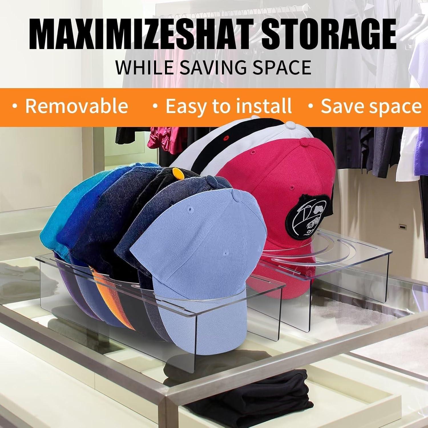 Formador y Organizador de Sombreros SKAbod - Transparente 2-en-1