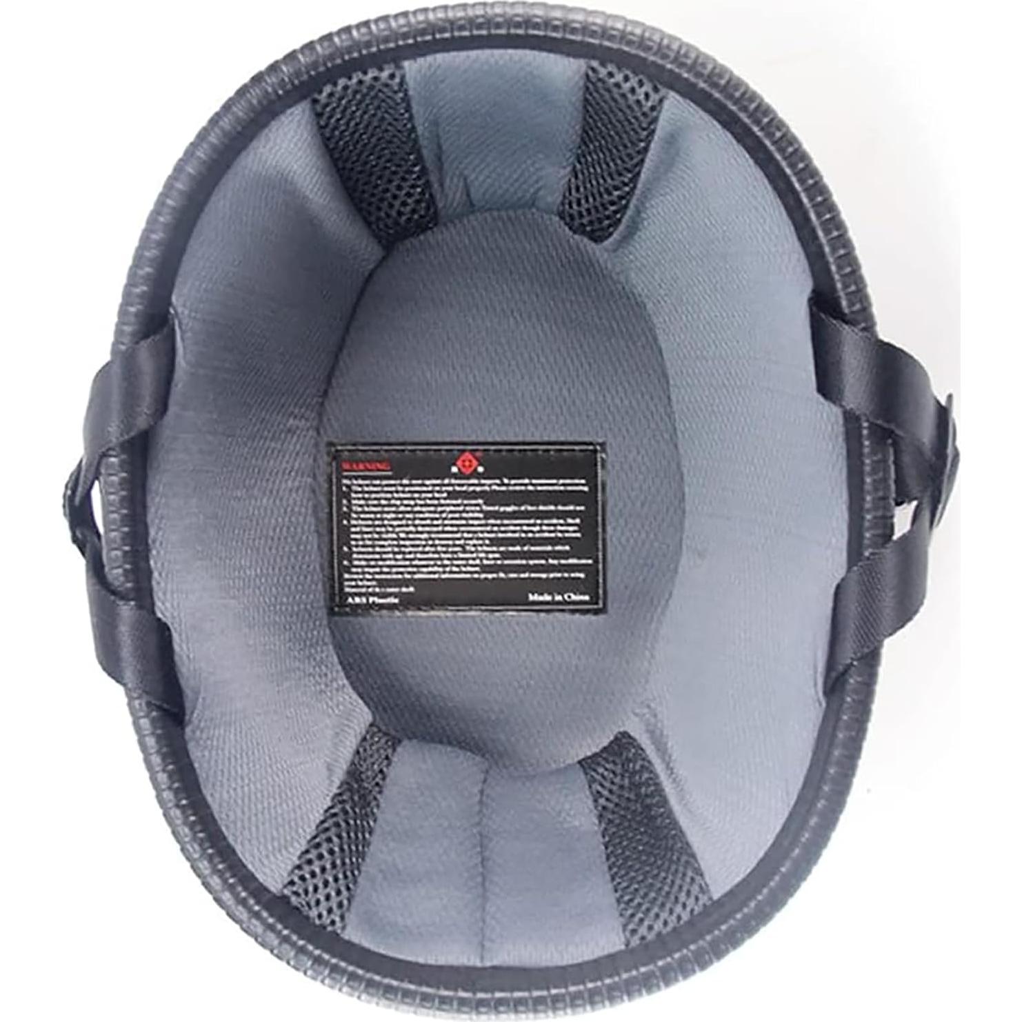 Casco de moto QICHAO JZ-PiaoBK pequeño negro ventilado