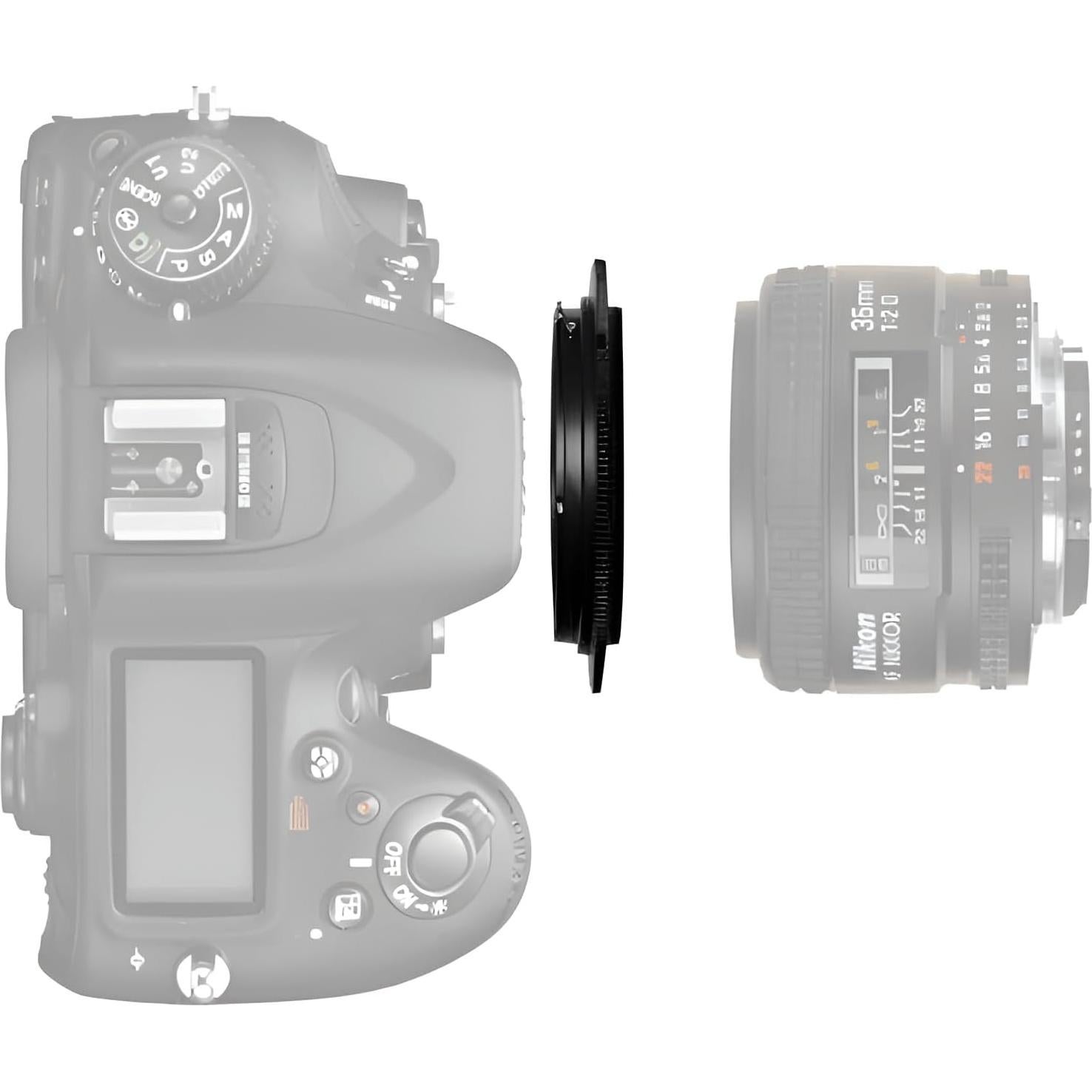 Adaptador Macro Inverso Fotodiox 52mm para Cámaras Nikon F