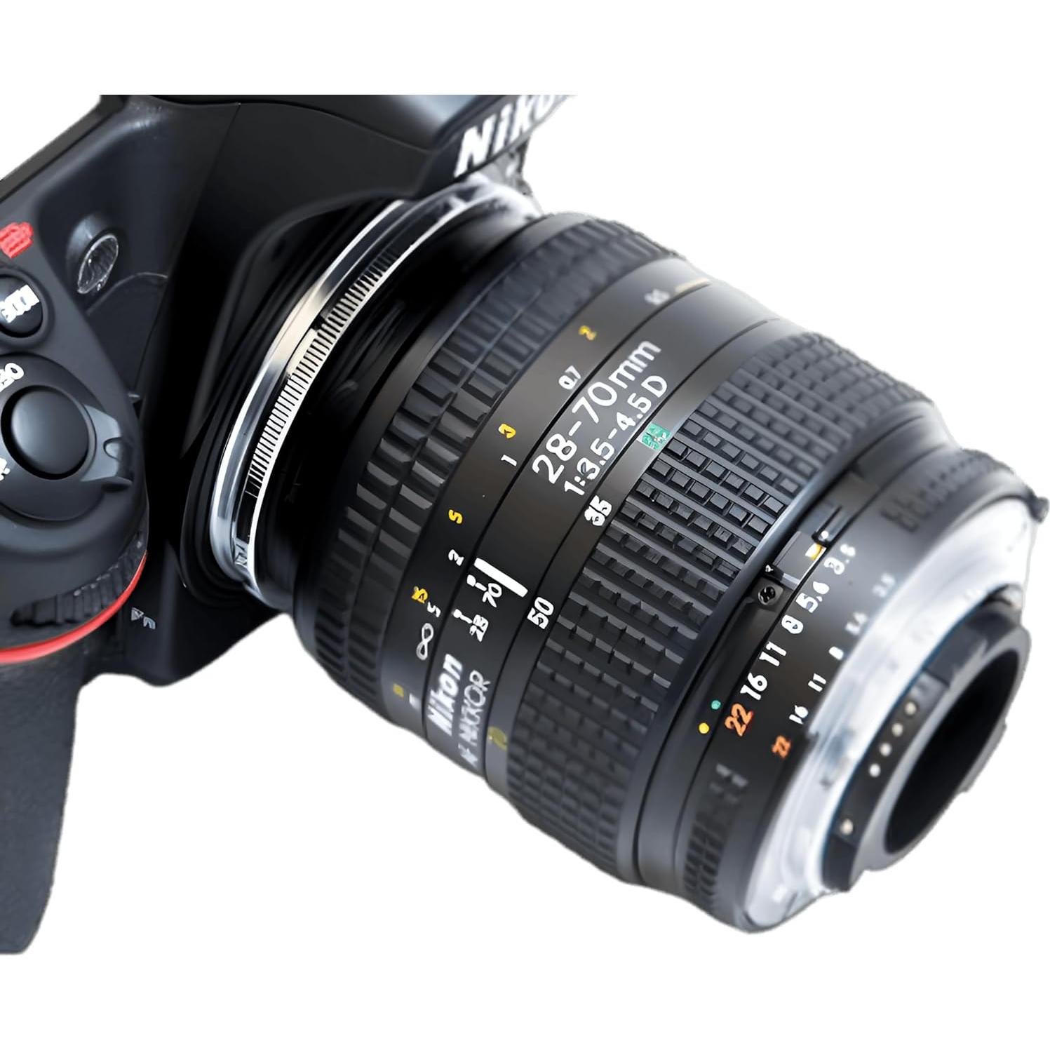 Adaptador Macro Inverso Fotodiox 52mm para Cámaras Nikon F