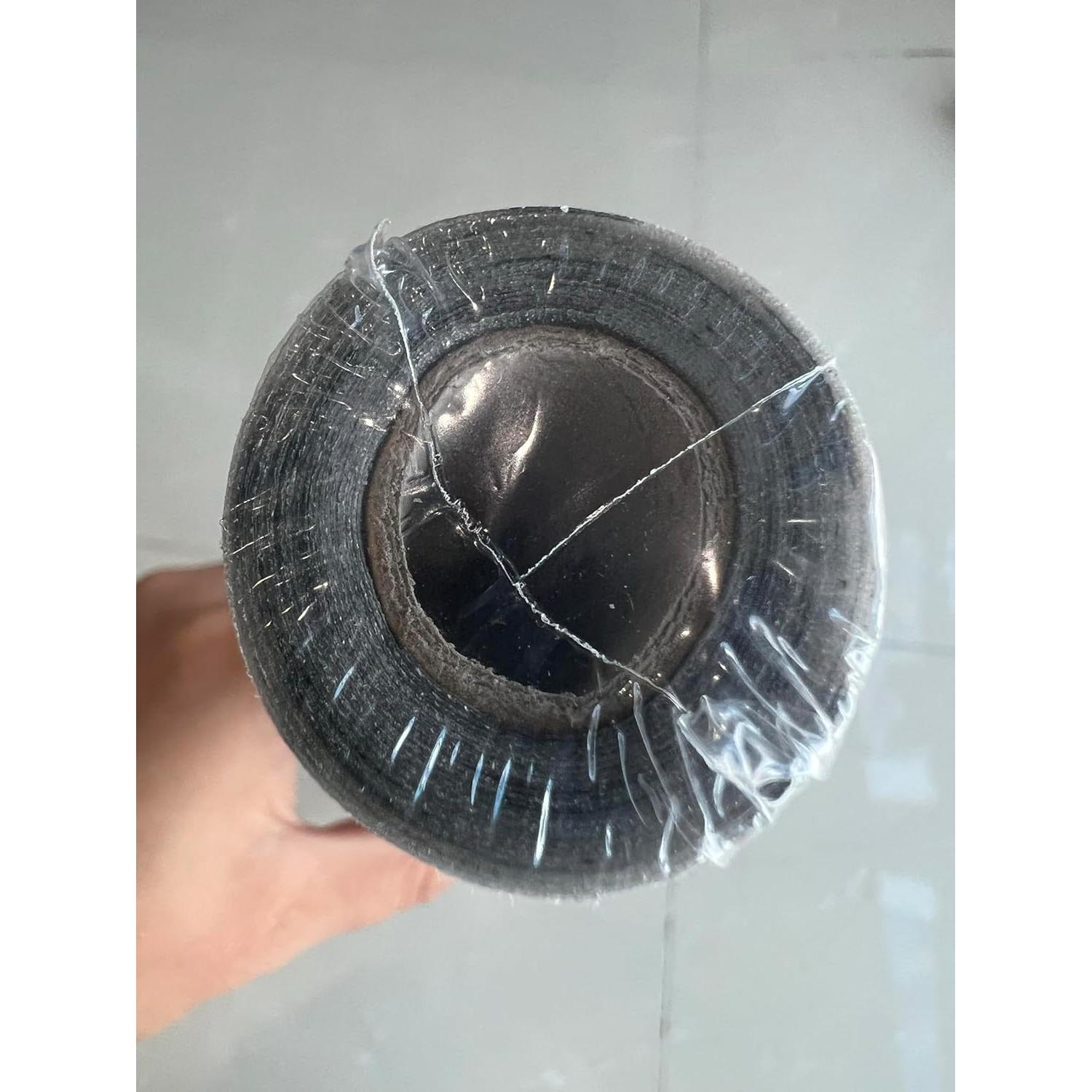 Película para Ventanas FEOMOS 43.9x199.9 cm Tinte Esmerilado Negro