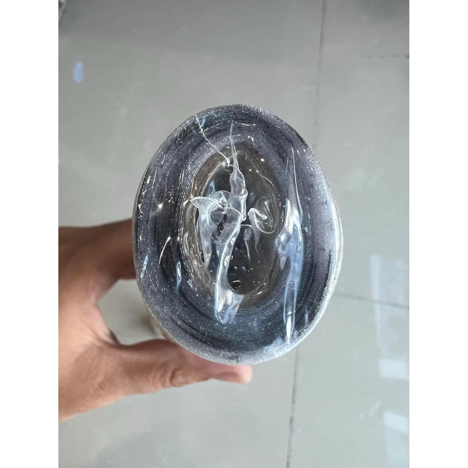 Película para Ventanas FEOMOS 43.9x199.9 cm Tinte Esmerilado Negro