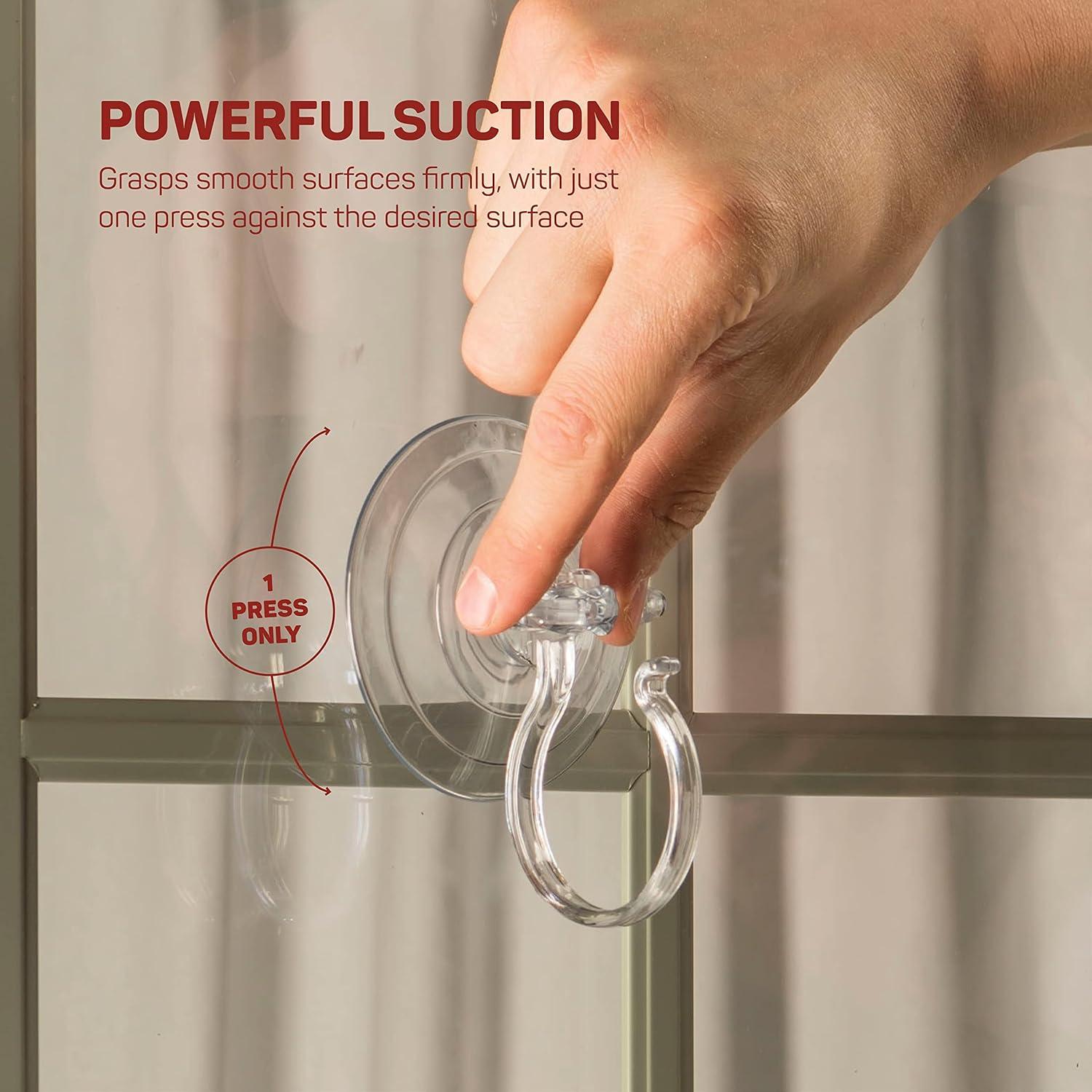 Colgador de Corona de Navidad Sewanta - Juego de 2 Ventosas 4.54 Kg