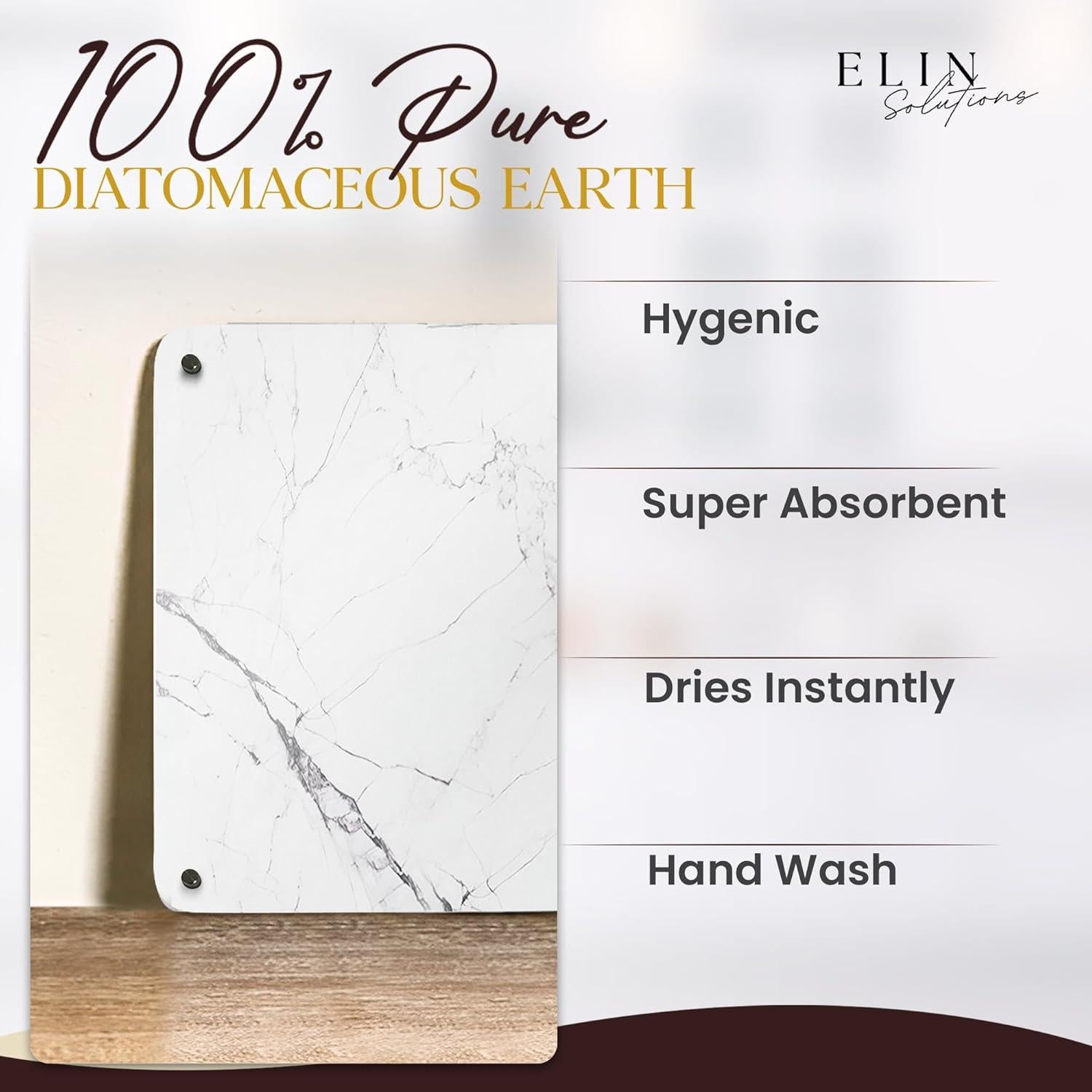 Alfombrilla de Secado Diatomácea Elin Solutions 39.9x30cm