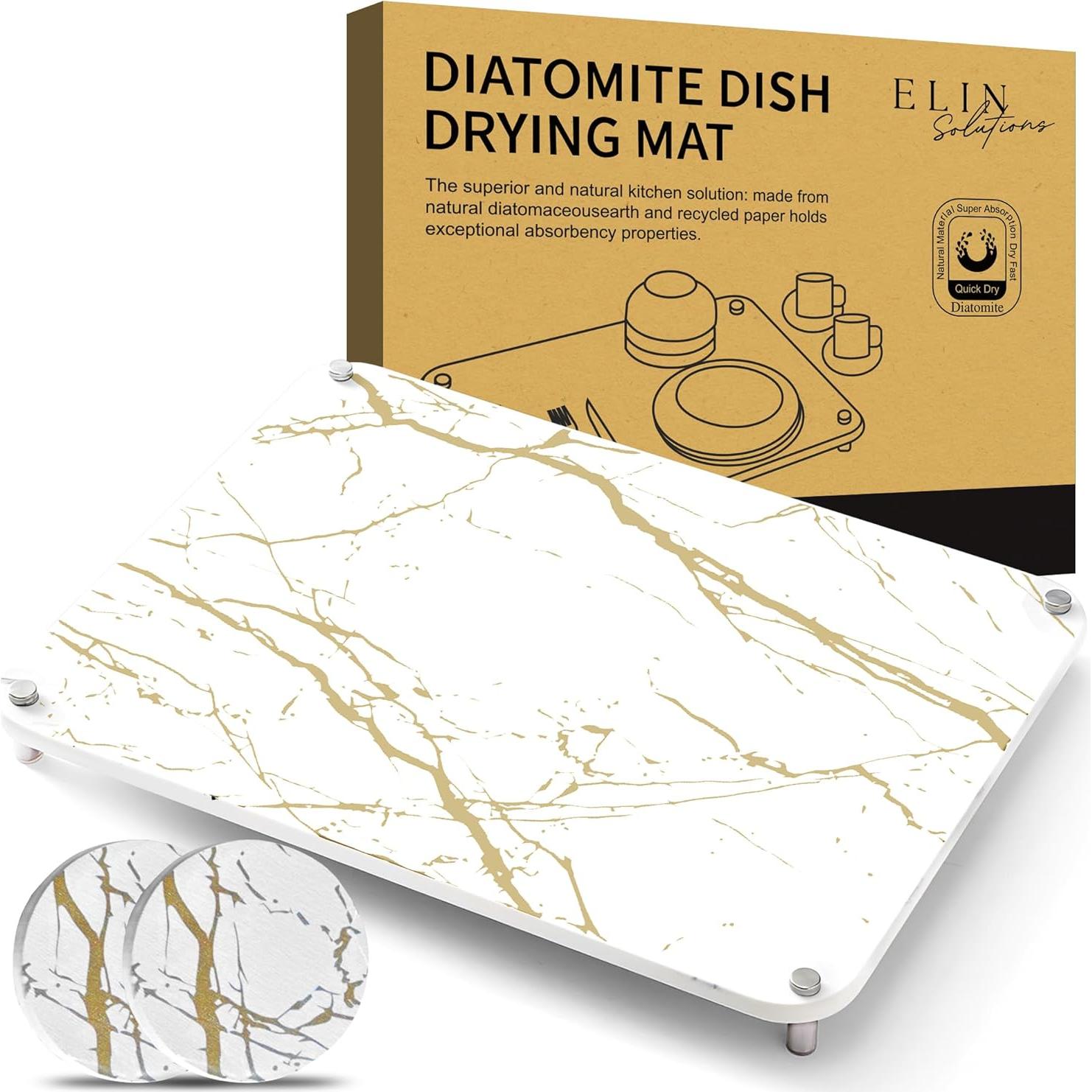 Alfombrilla de Secado Diatomácea Elin Solutions 39.9x30cm