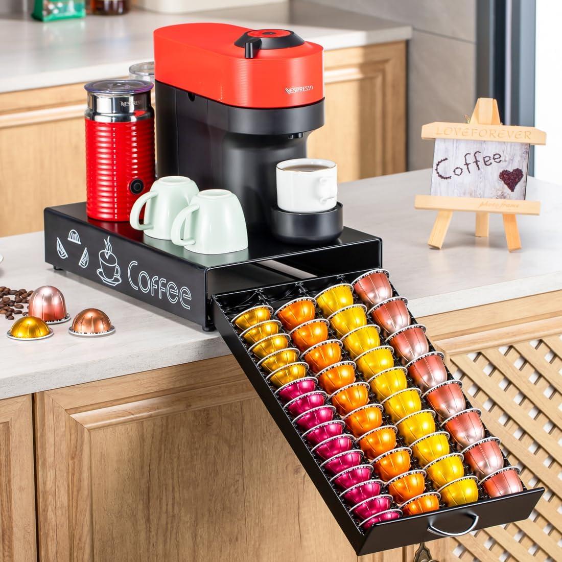 Soporte para Cápsulas Nespresso Vertuo FlagShip Metal Negro