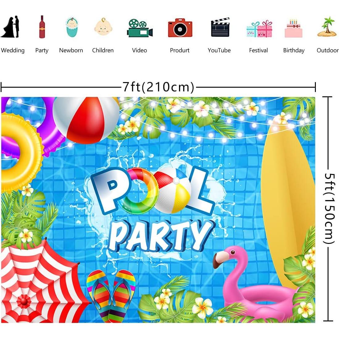 Fondo de Fotografía RUYI 2.1x1.5m Tropical Fiesta