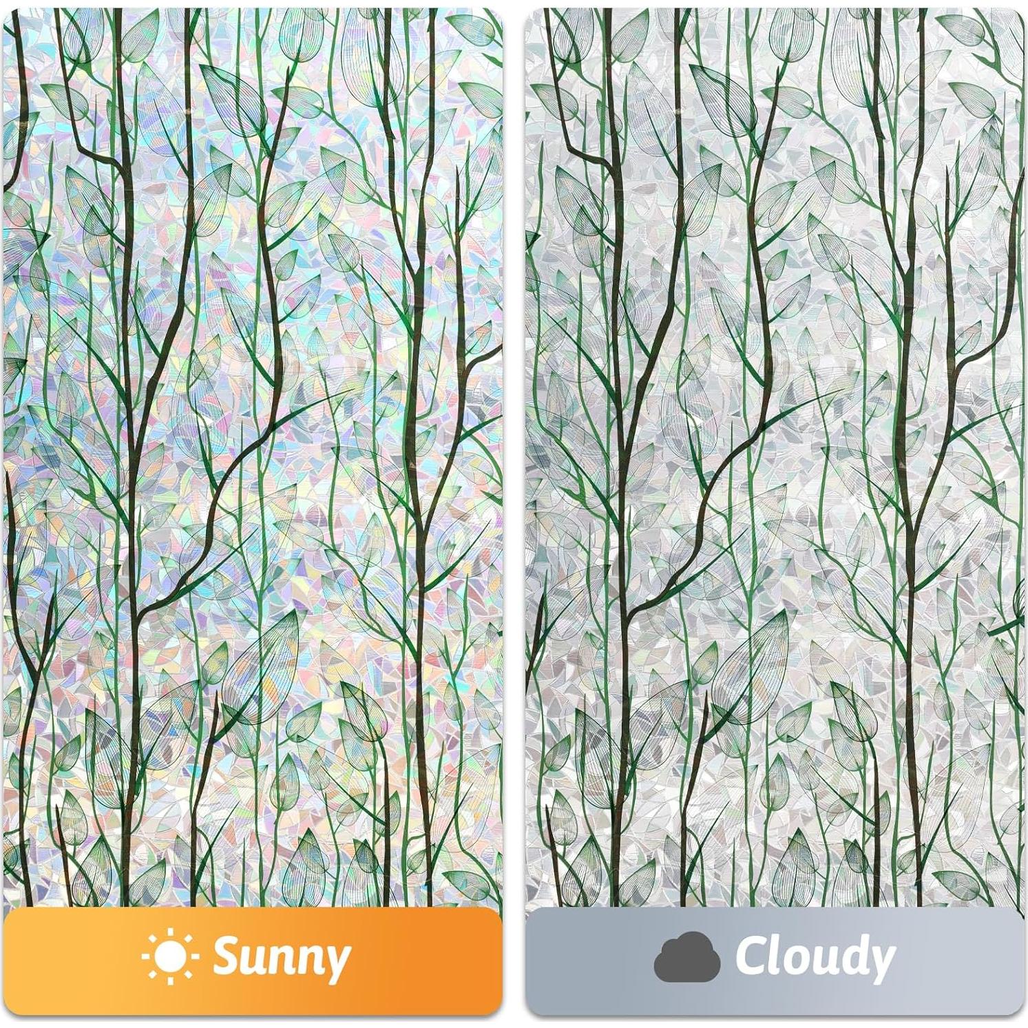 Película de Privacidad LEMON CLOUD 3D Arcoíris 44.5x199.8cm