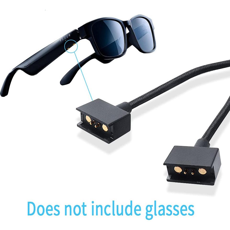 Cable de Carga USB HUYUN para Gafas Razer Anzu - Reemplazo Original