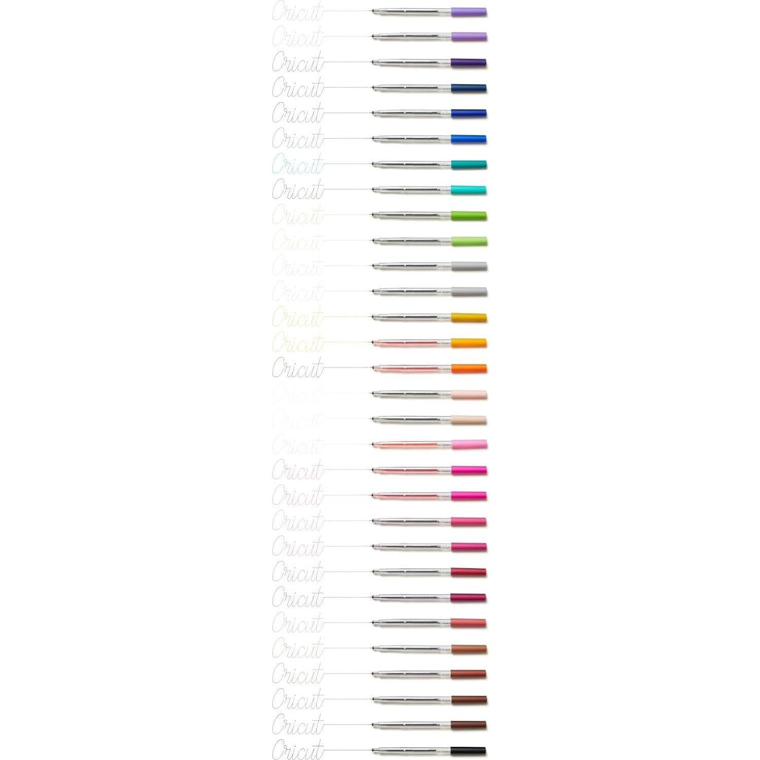 Juego de Plumas de Gel Cricut Ultimate 30 Piezas - Para Maker y Explore