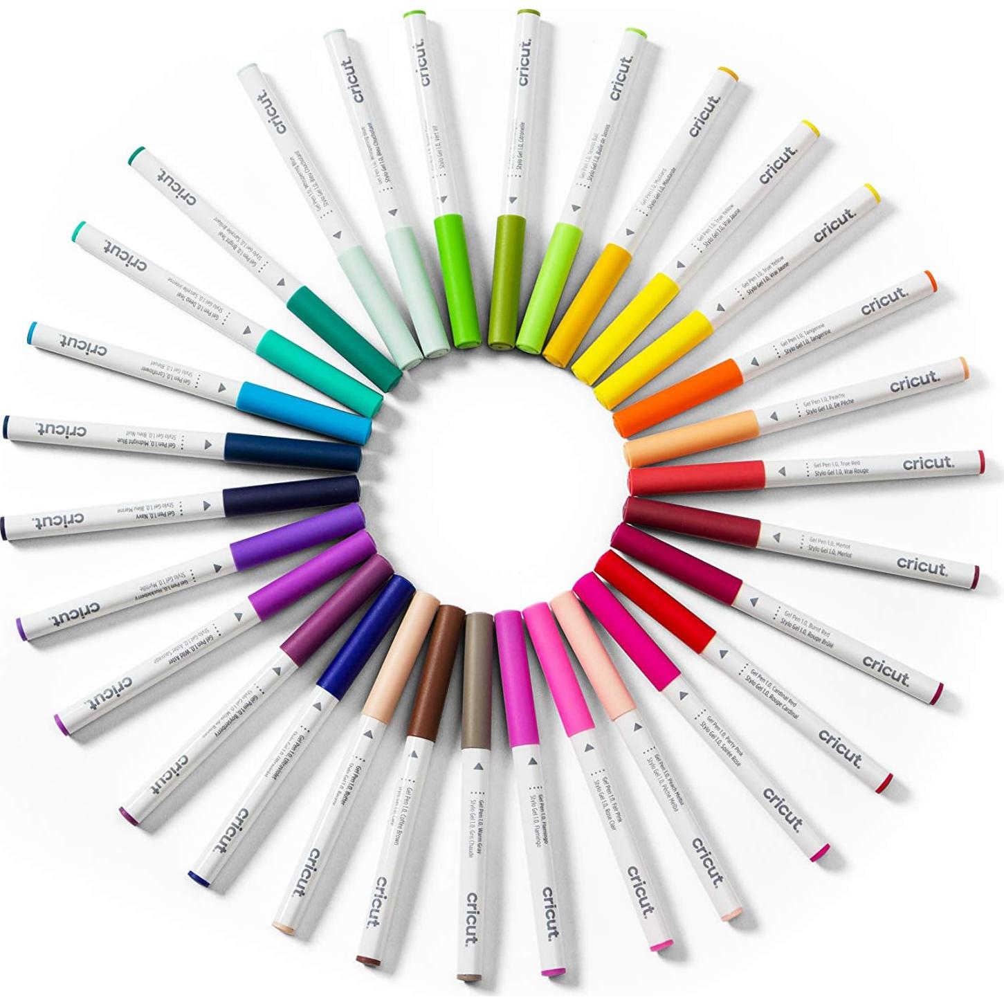 Juego de Plumas de Gel Cricut Ultimate 30 Piezas - Para Maker y Explore