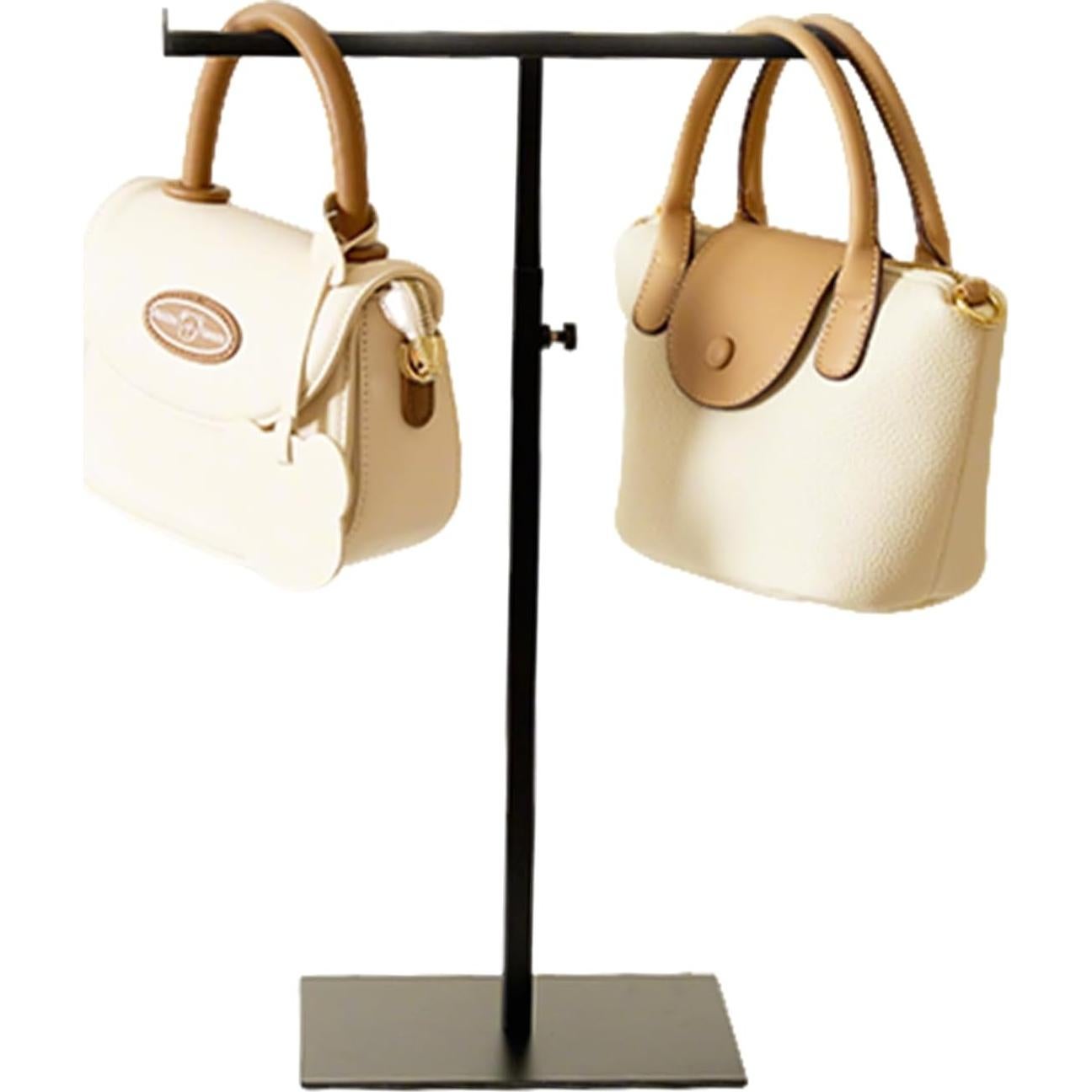 Soporte de exhibición de joyería CHANJEYION Negro T-bar