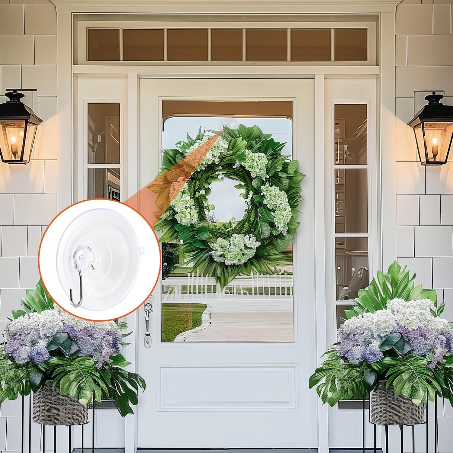 Gancho de Ventosa Grande MAISEEN 6 Piezas 3.18 Kg Transparente