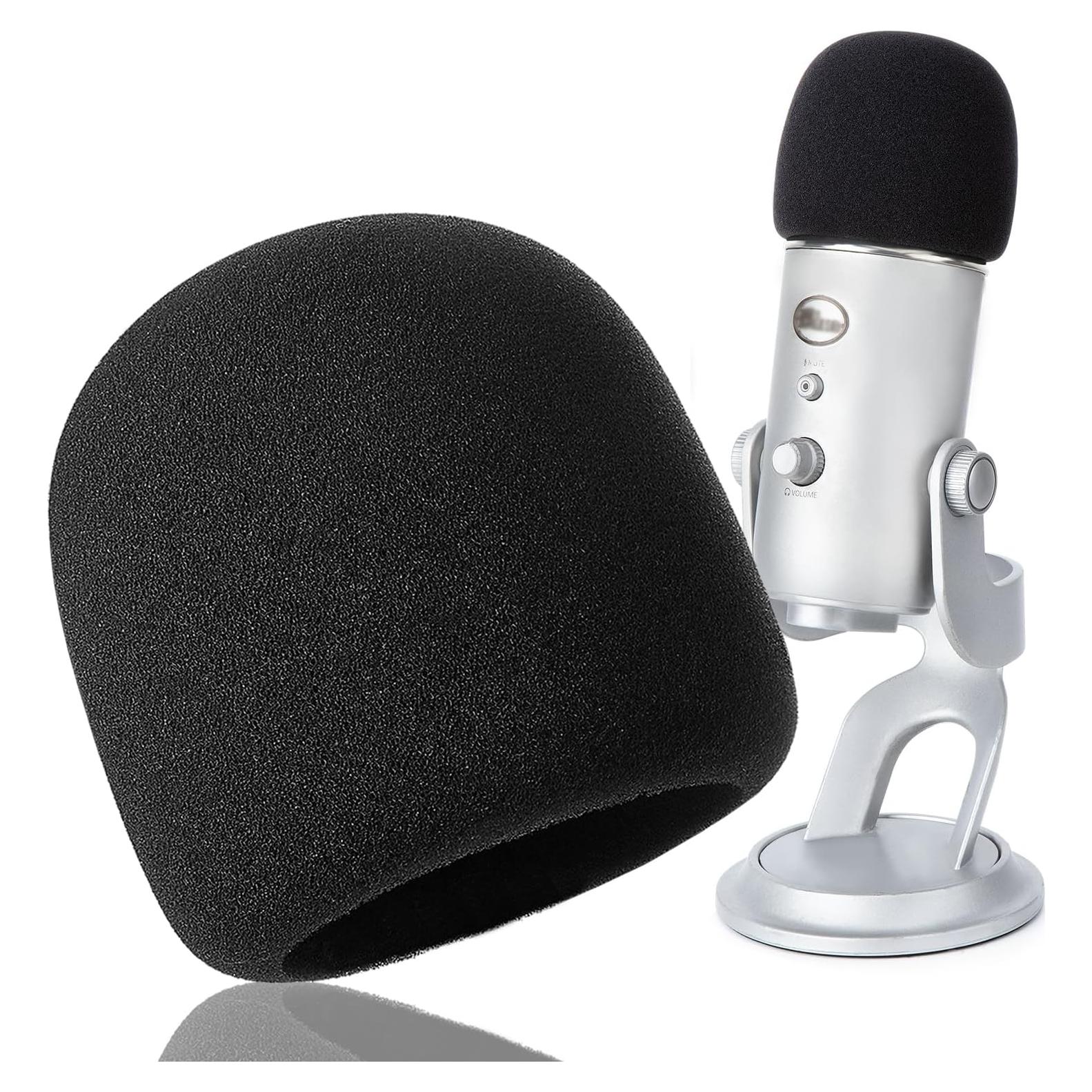 Pantalla de espuma para micrófono Blue Yeti y otros 7.29x7.29 cm