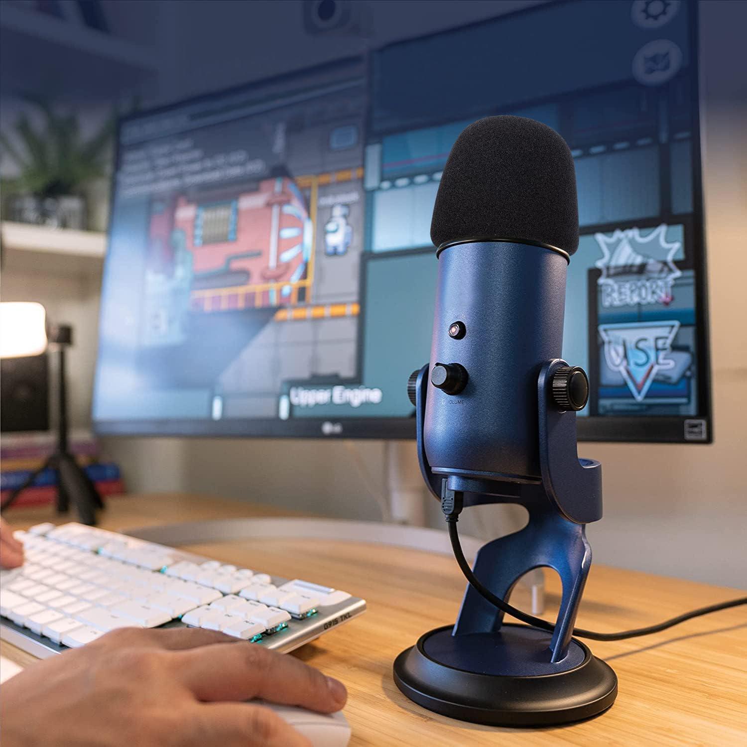 Pantalla de espuma para micrófono Blue Yeti y otros 7.29x7.29 cm