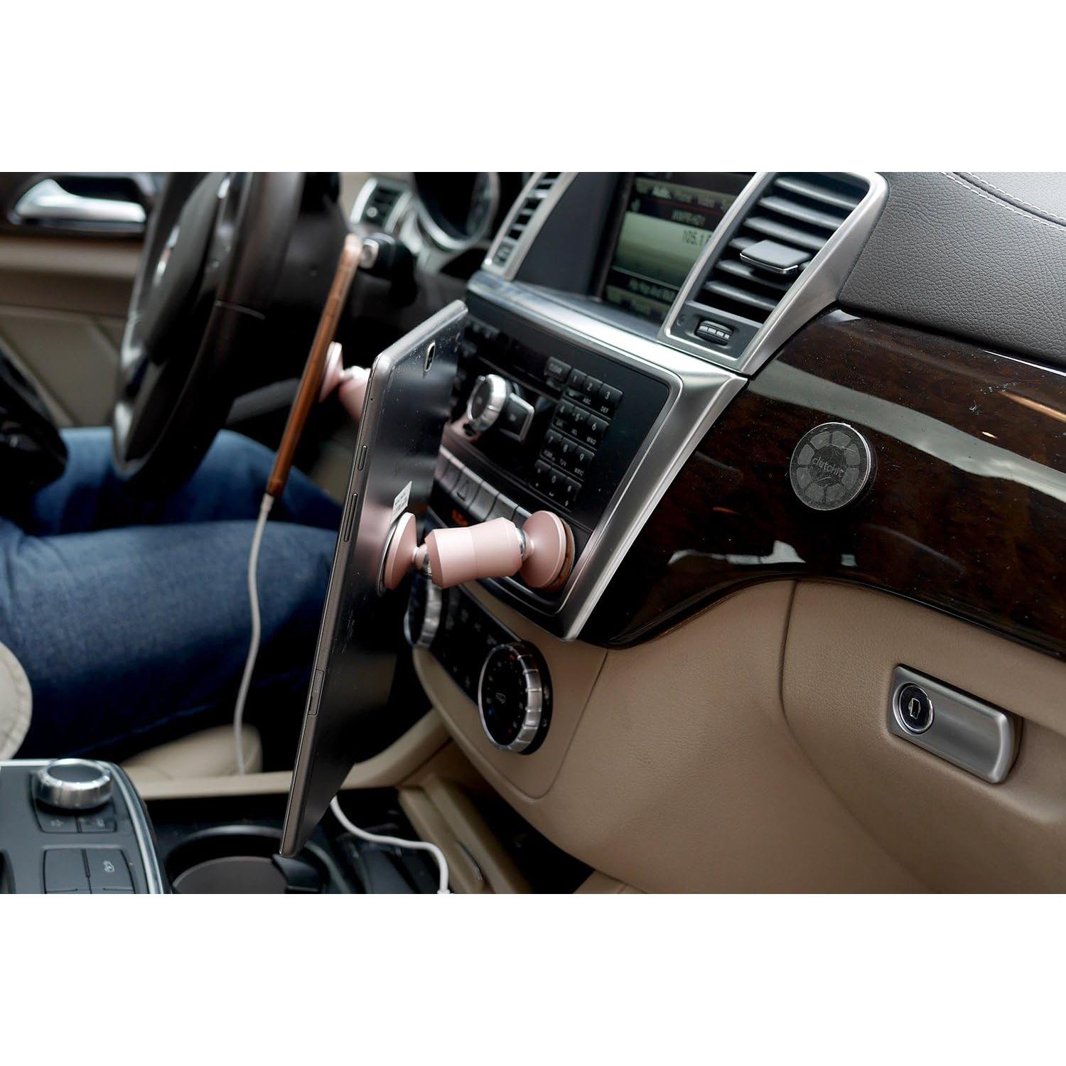 Soporte Magnético Doble Clutchit para Teléfonos y Tablets Oro