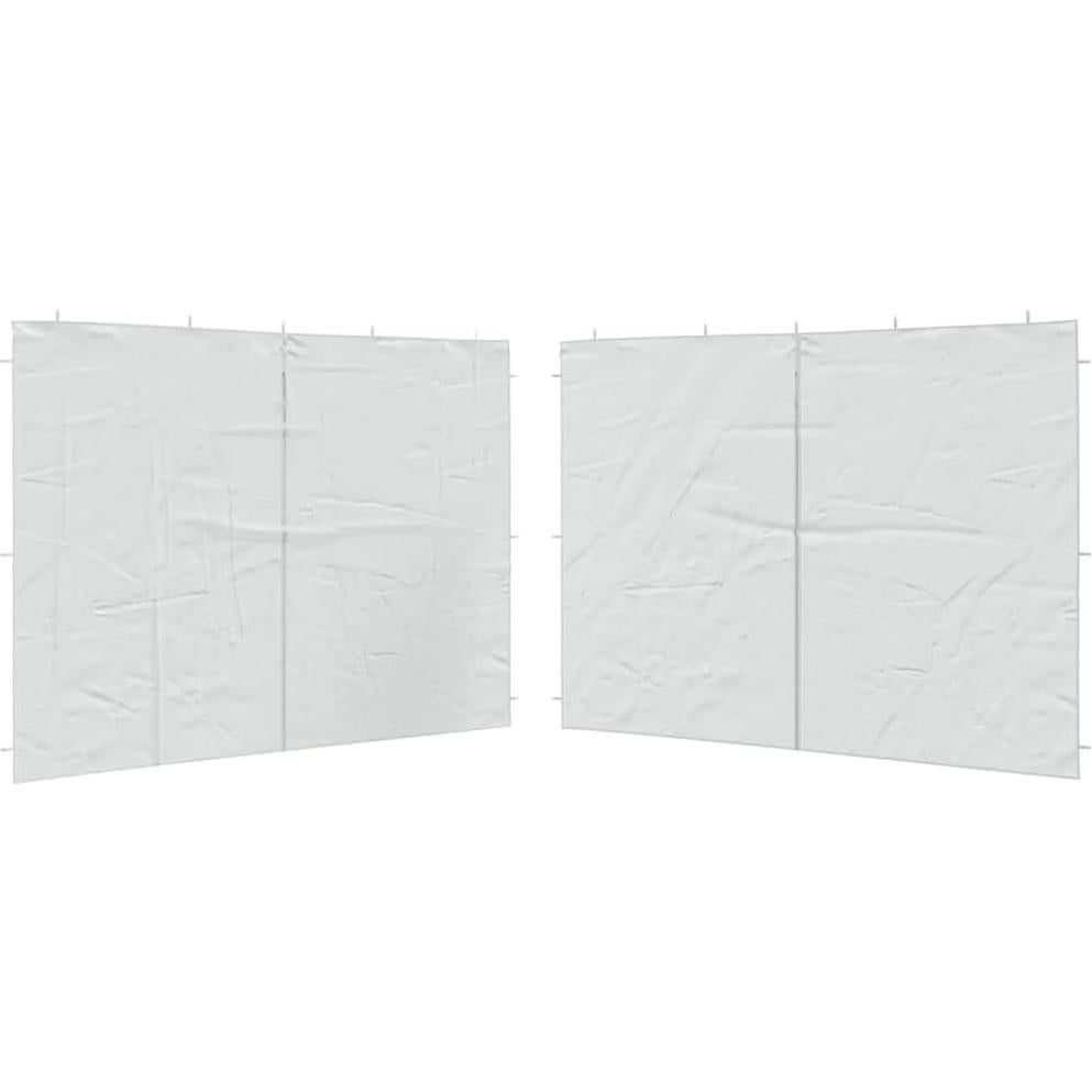 Paredes Laterales de Carpa QJBSAVVA 2 Pcs 299.9x195 cm Blanco