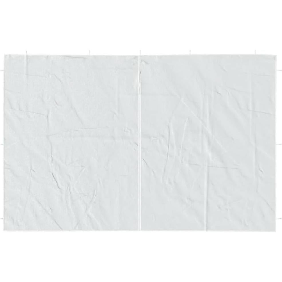 Paredes Laterales de Carpa QJBSAVVA 2 Pcs 299.9x195 cm Blanco