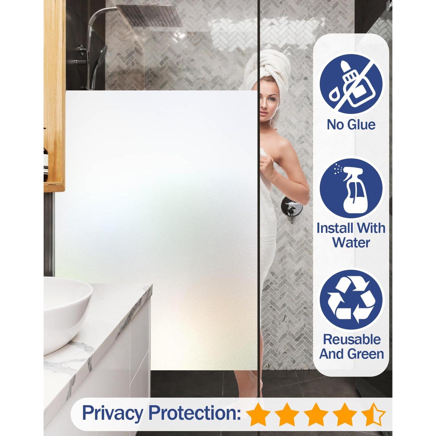 Película de Privacidad WQQKBB 44.5x200 cm Anti UV Estática